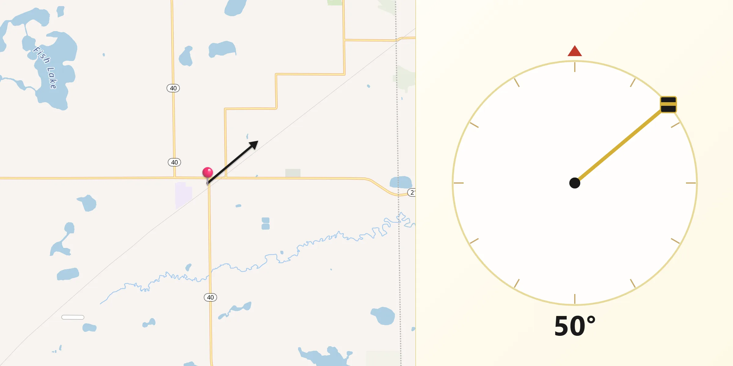 Qibla Direction from Marcellus