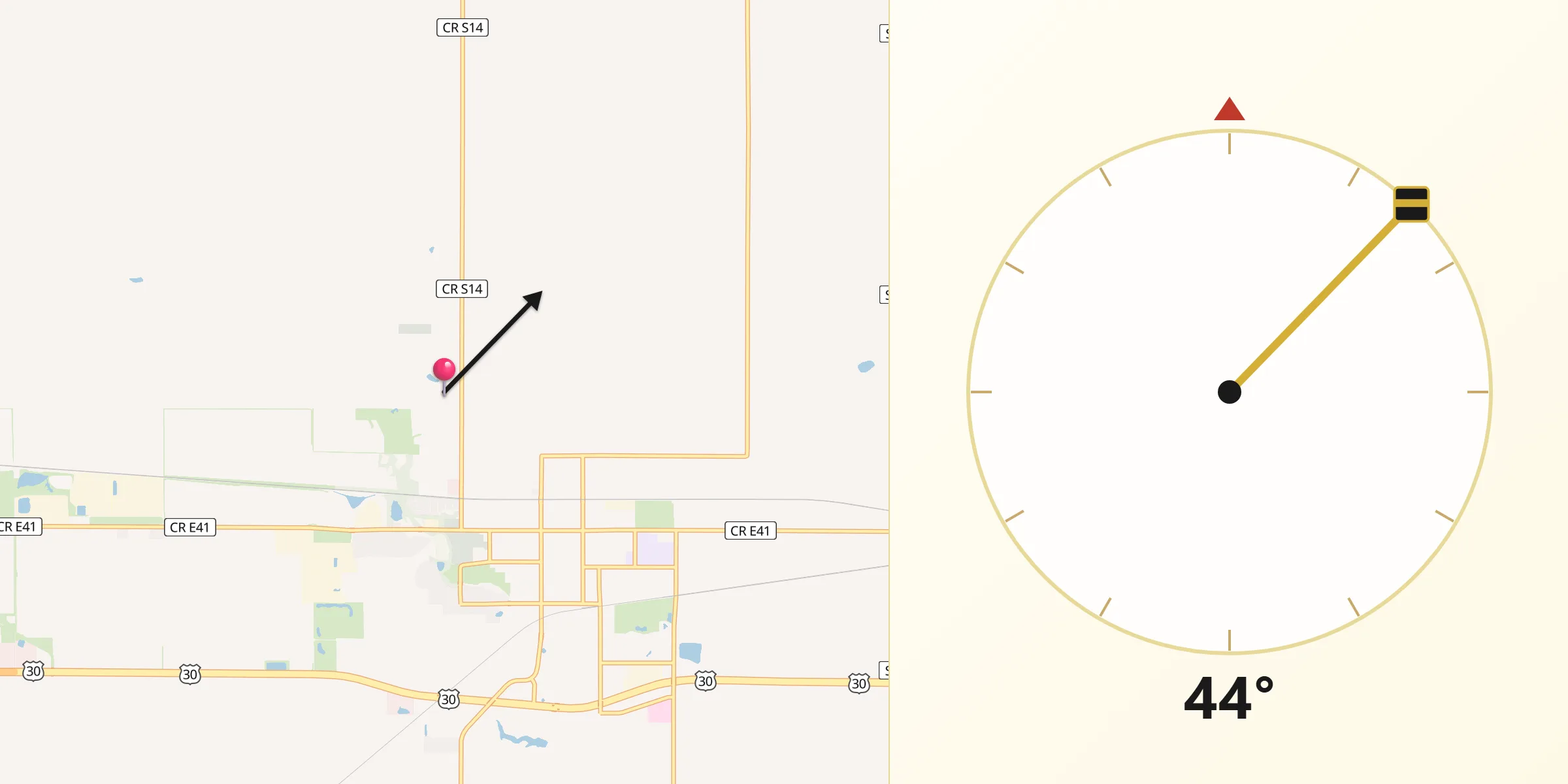 Qibla Direction from Story