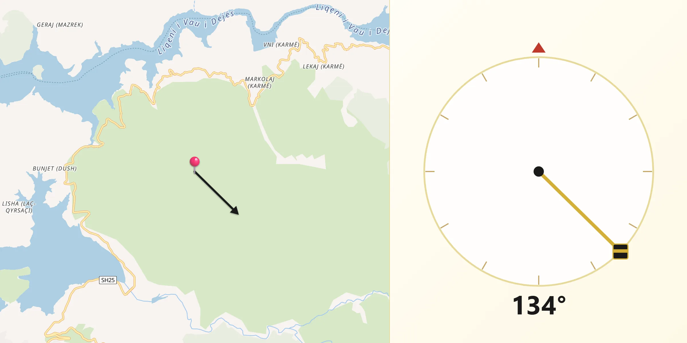 Drejtimi i Qibles nga Bashkia Vau i Dejës