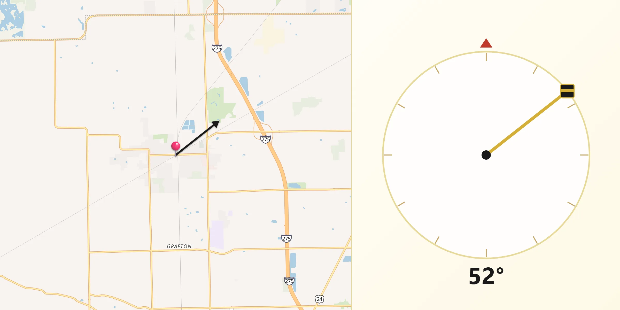 Qibla Direction from Carleton