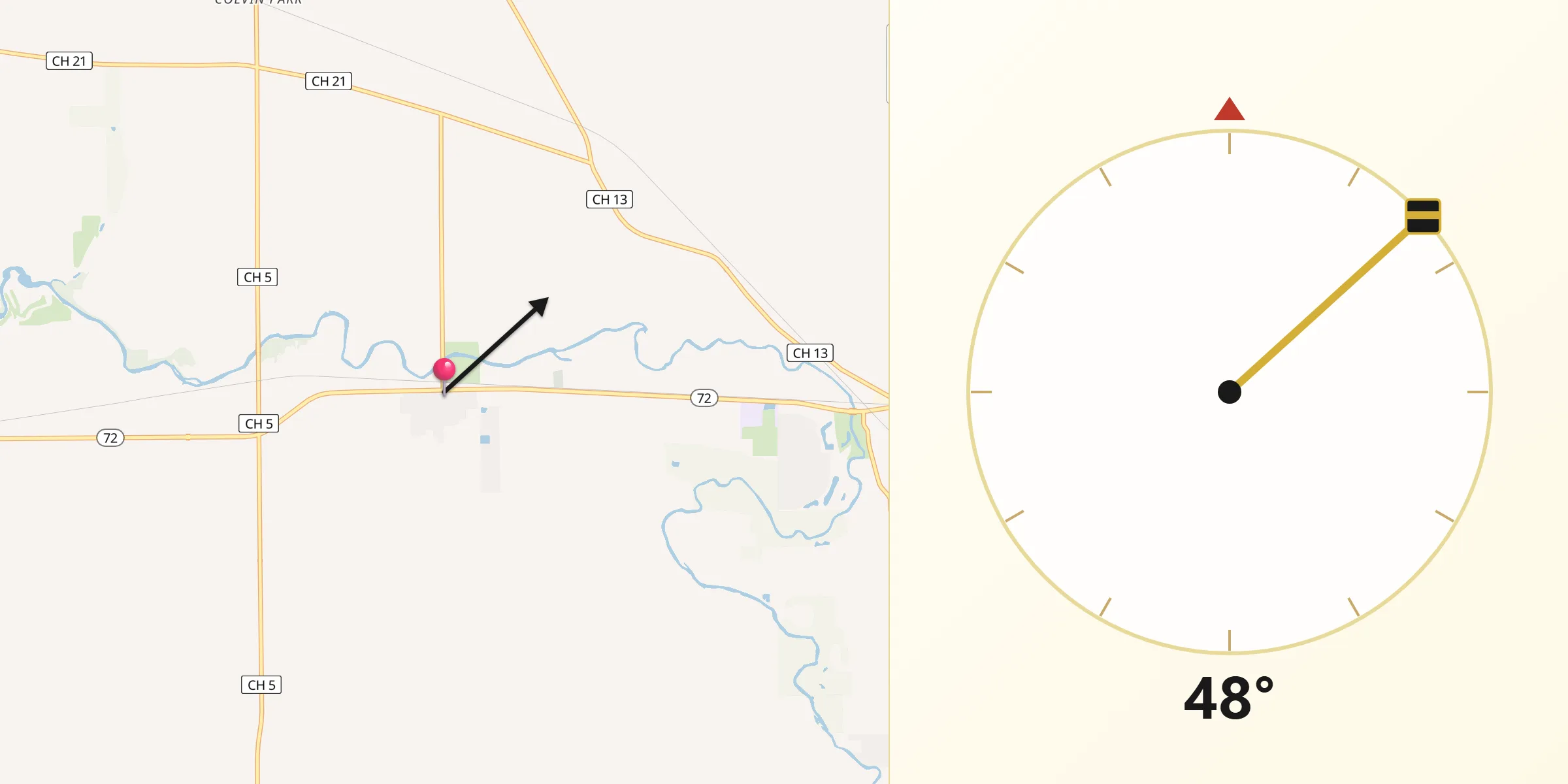 Qibla Direction from Kingston