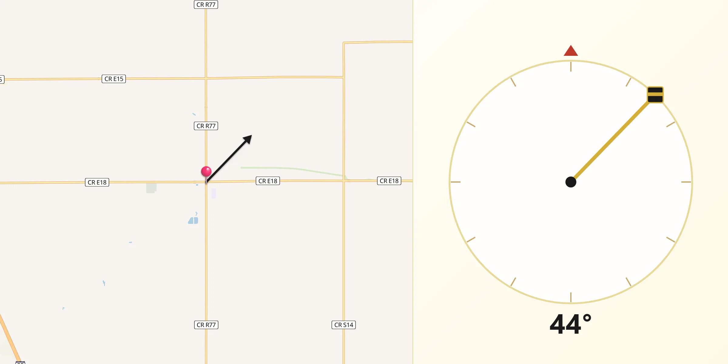 Qibla Direction from Roland