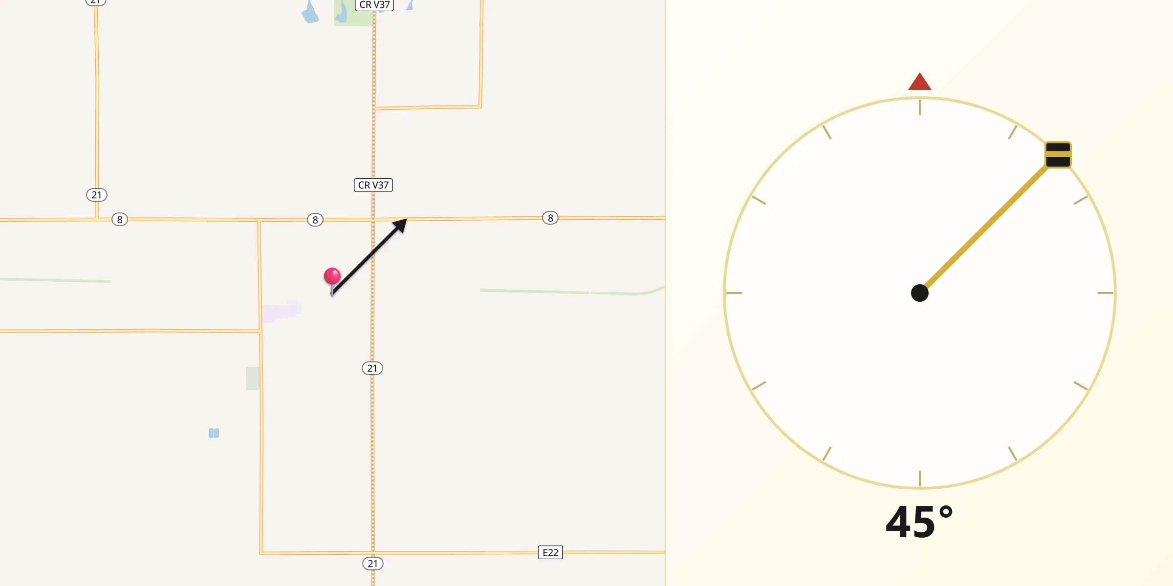 Qibla Direction from Dysart