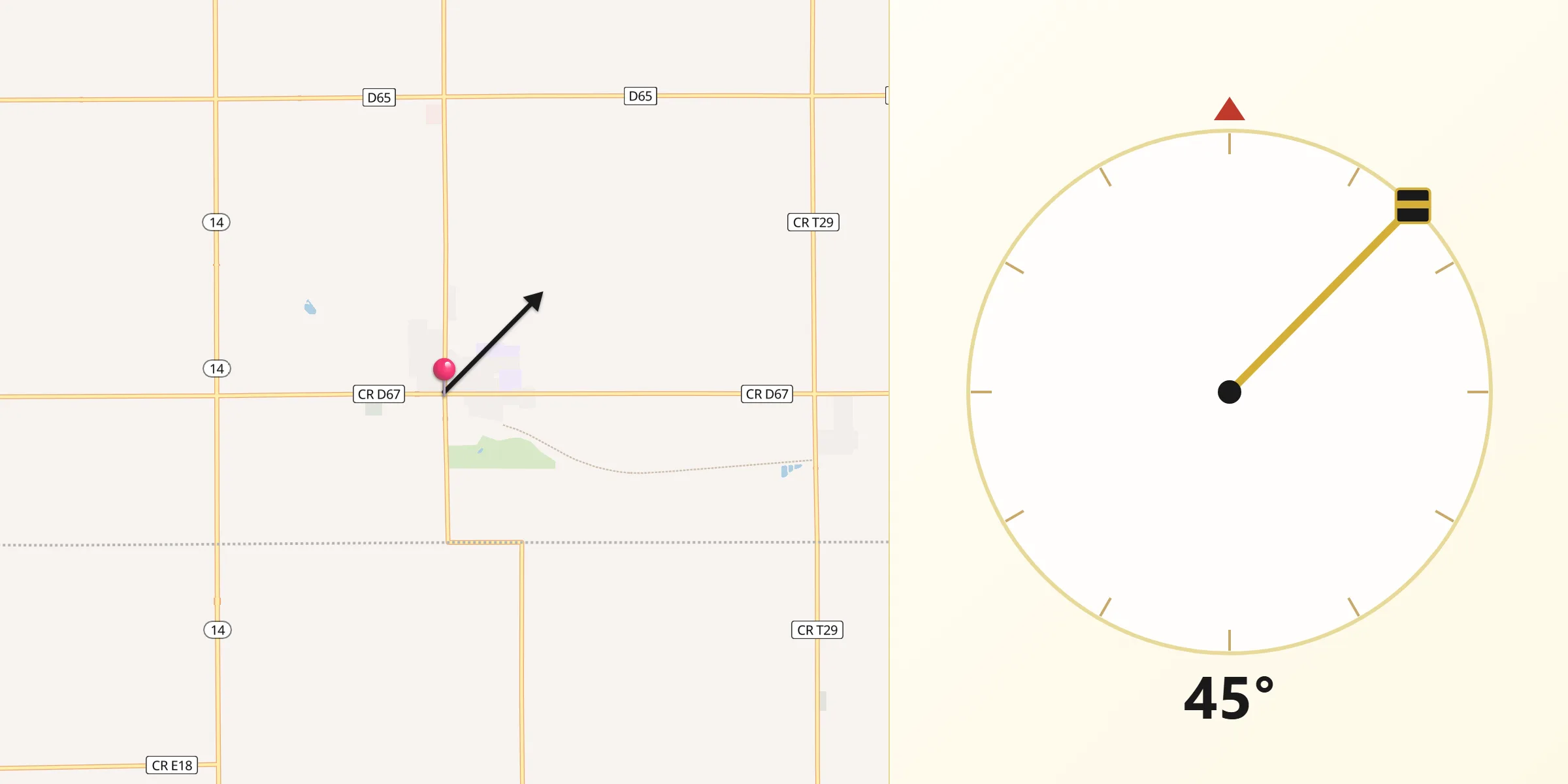 Qibla Direction from Conrad