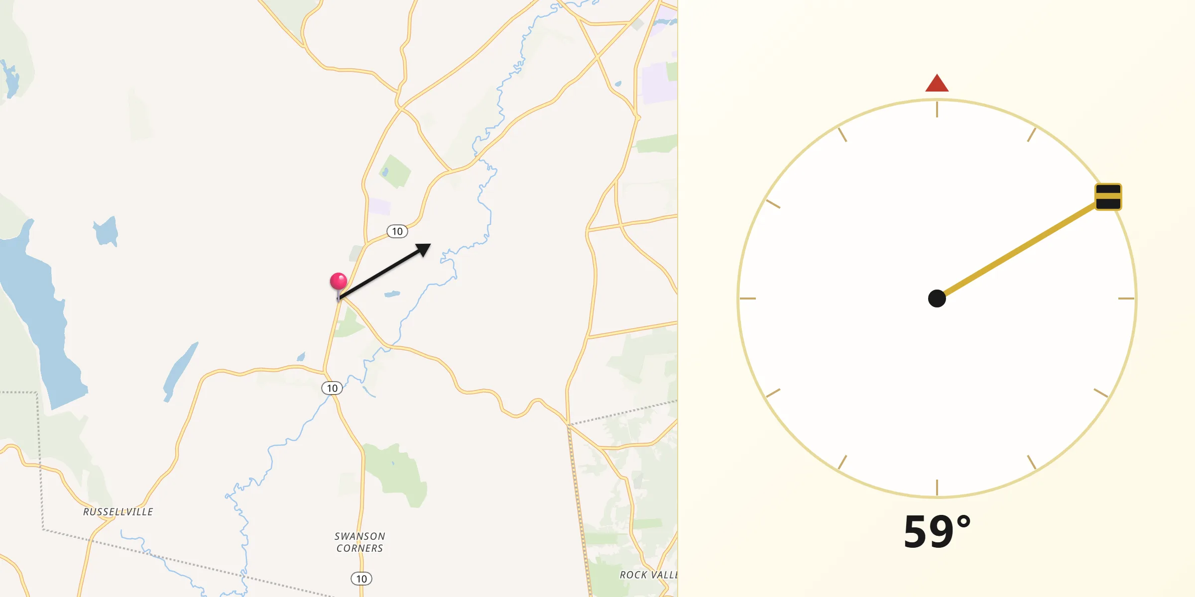 Qibla Direction from Southampton