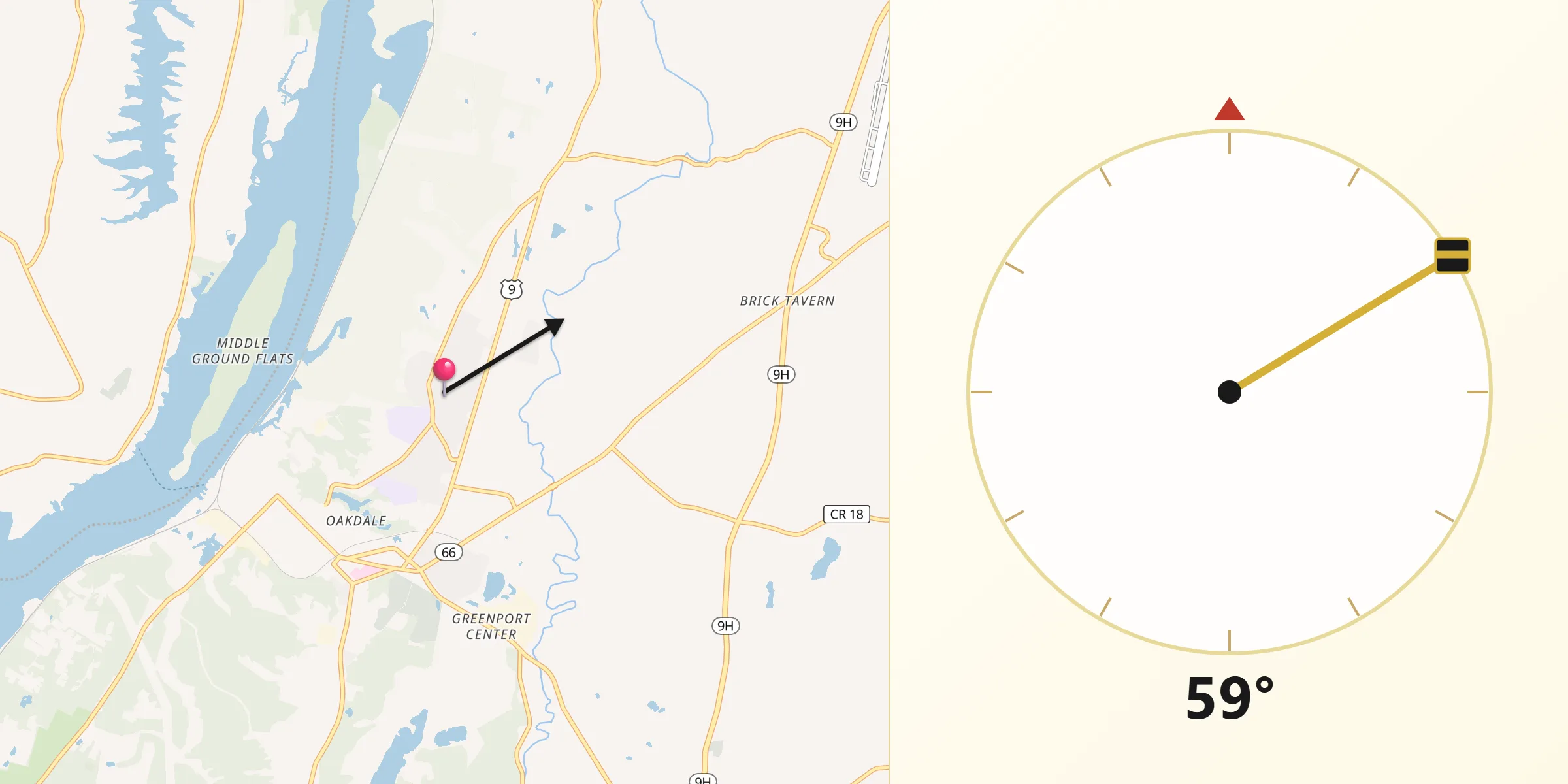 Qibla Direction from Lorenz Park