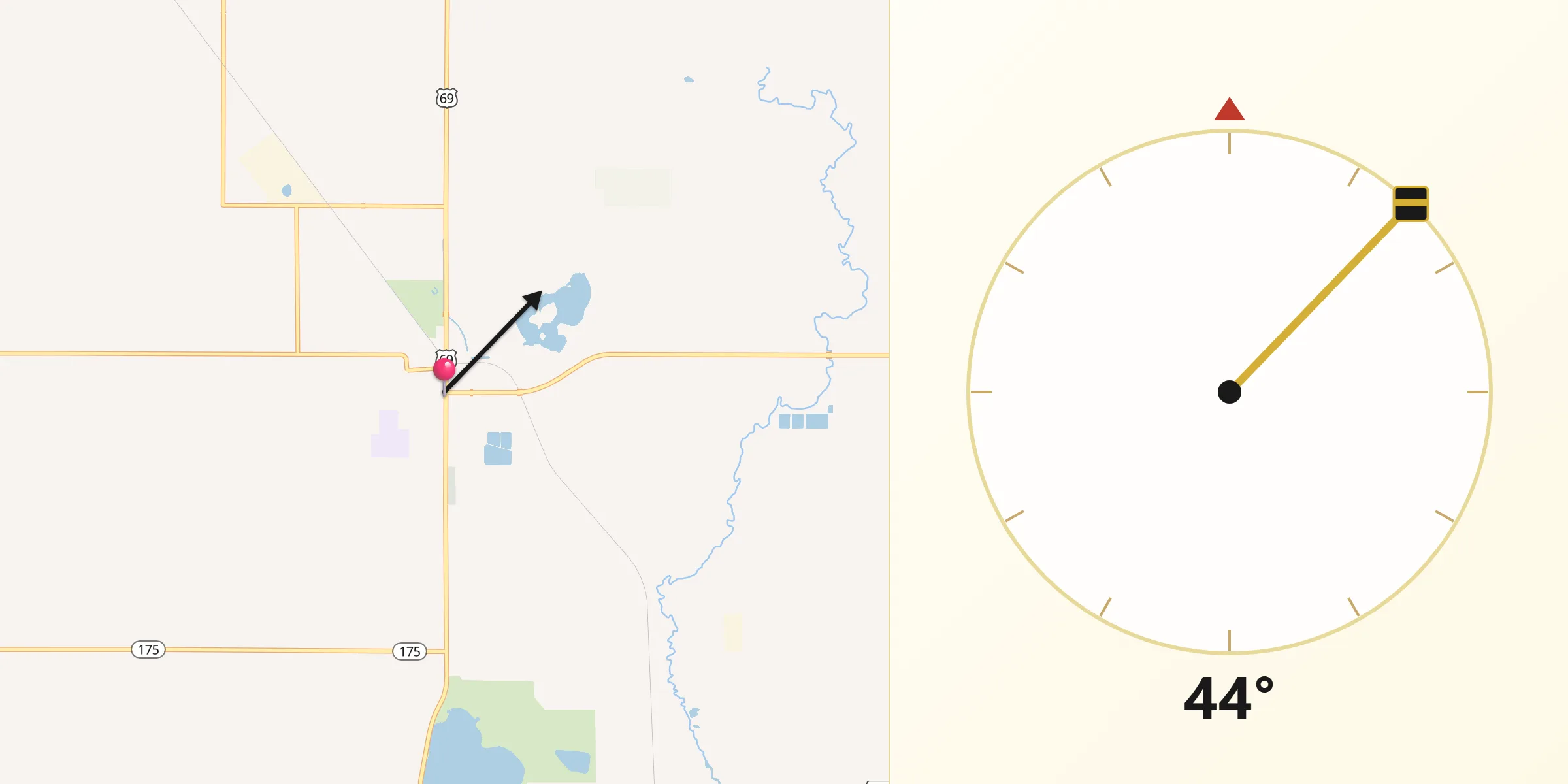 Qibla Direction from Jewell
