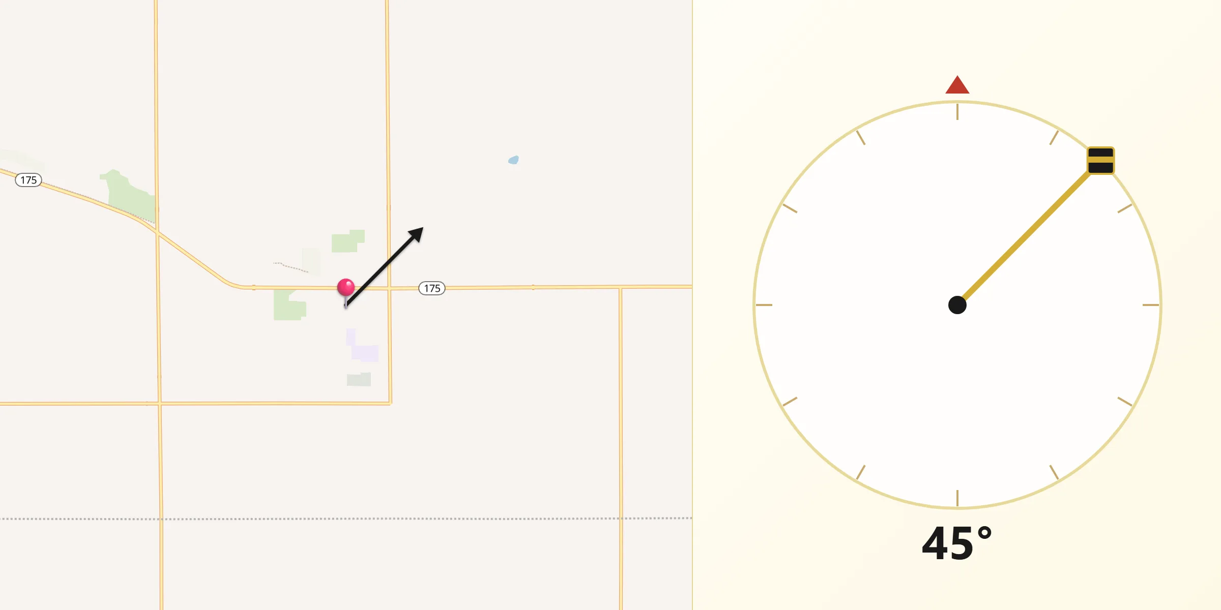 Qibla Direction from Reinbeck