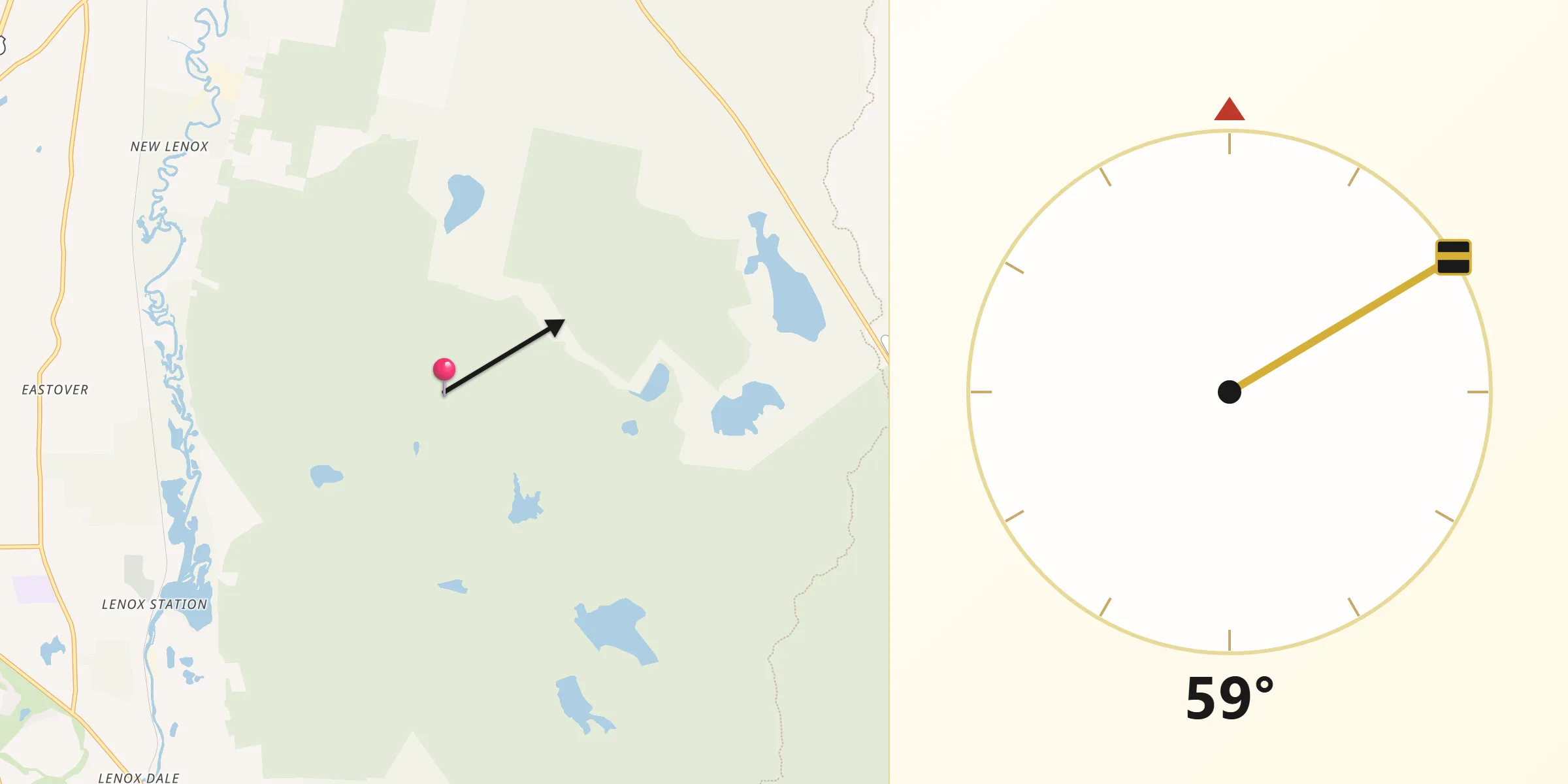 Qibla Direction from Berkshire