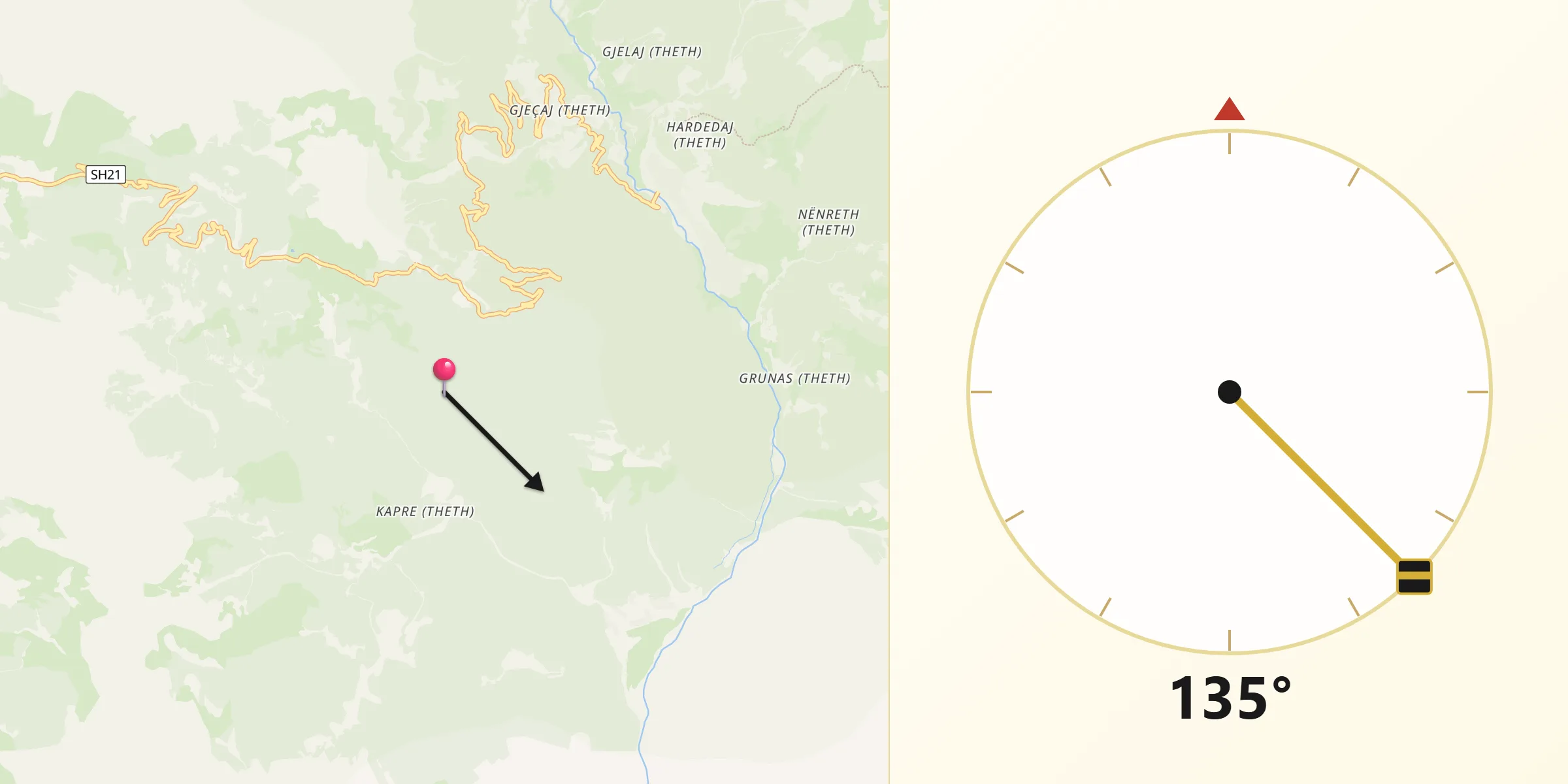 Drejtimi i Qibles nga Tropojë