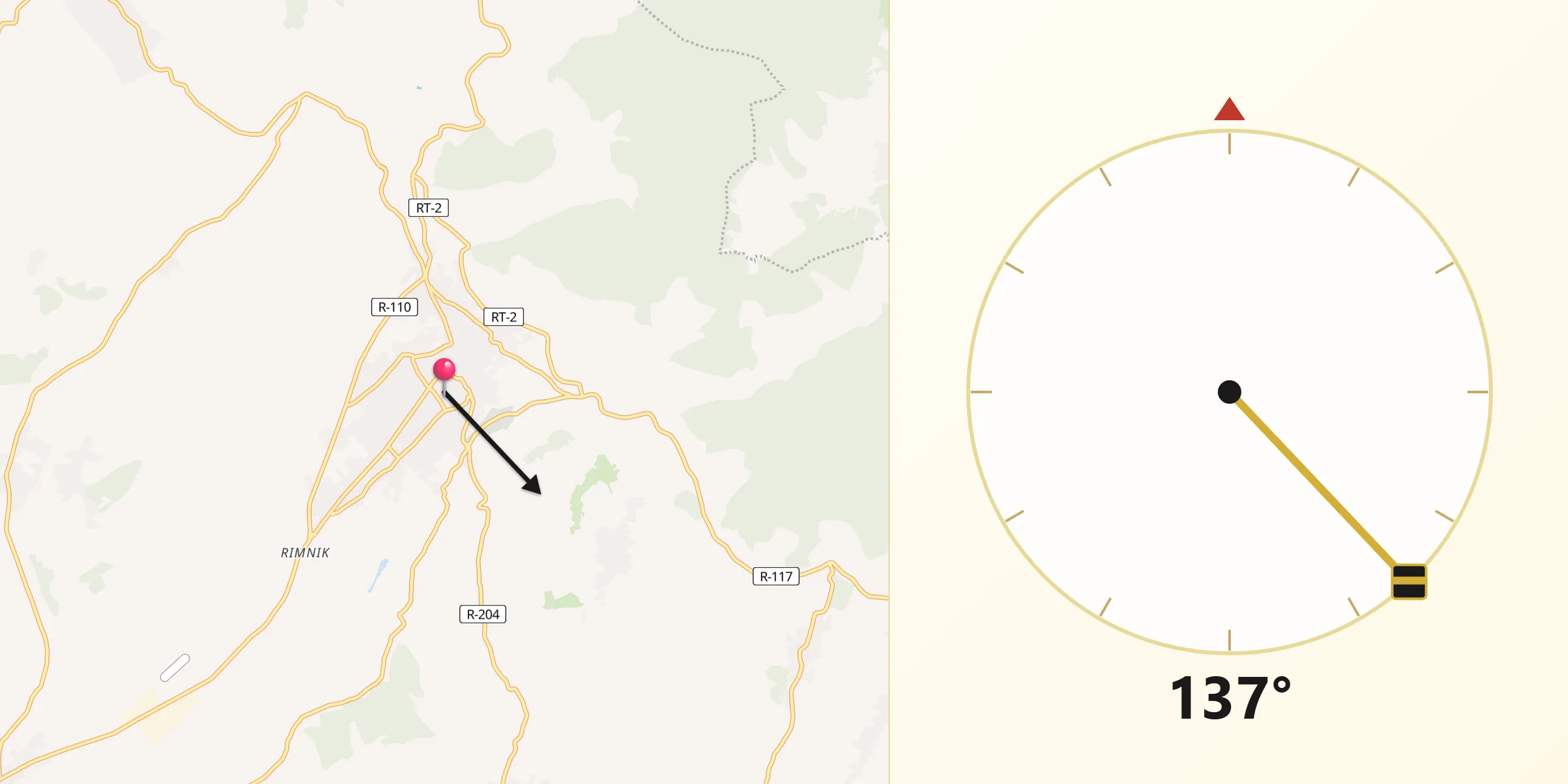Drejtimi i Qibles nga Rahovec