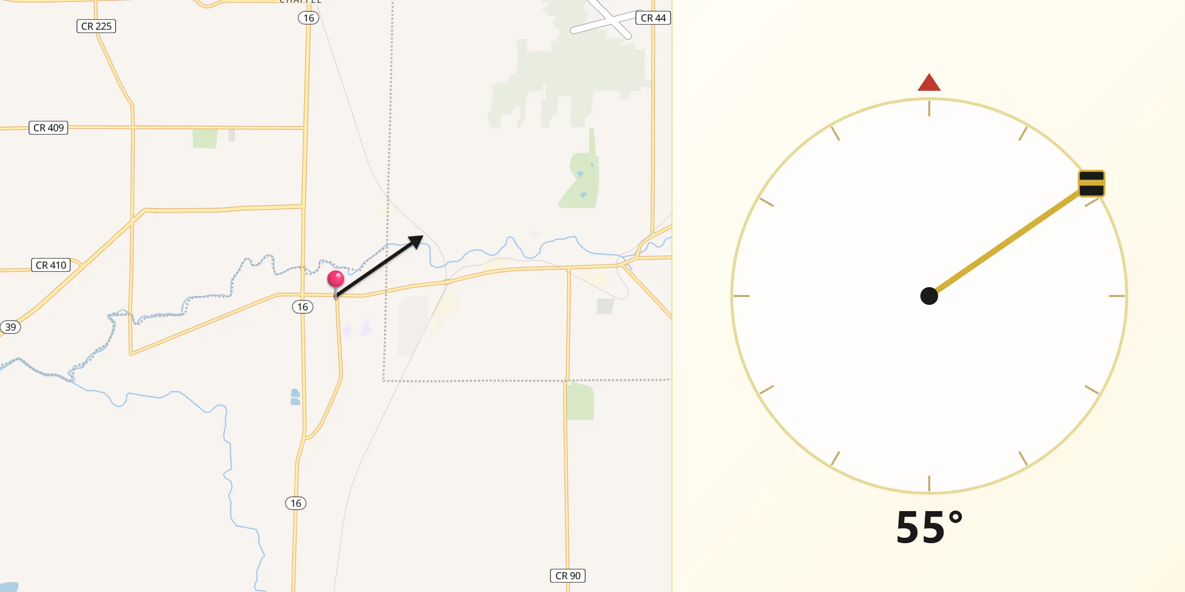 Qibla Direction from Yorkshire