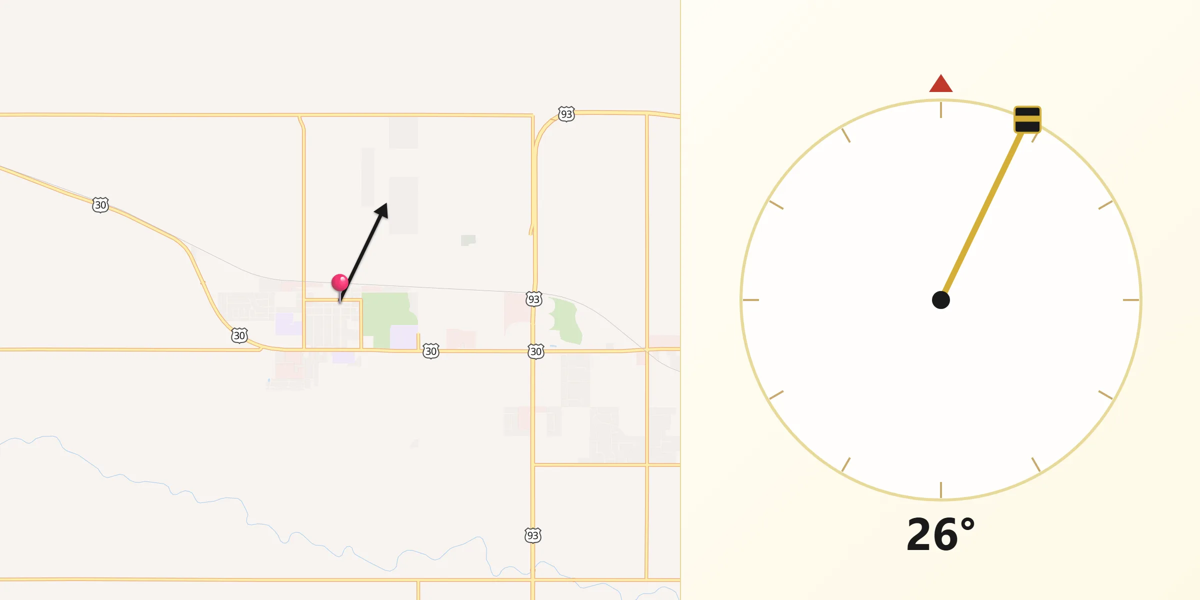 Qibla Direction from Filer