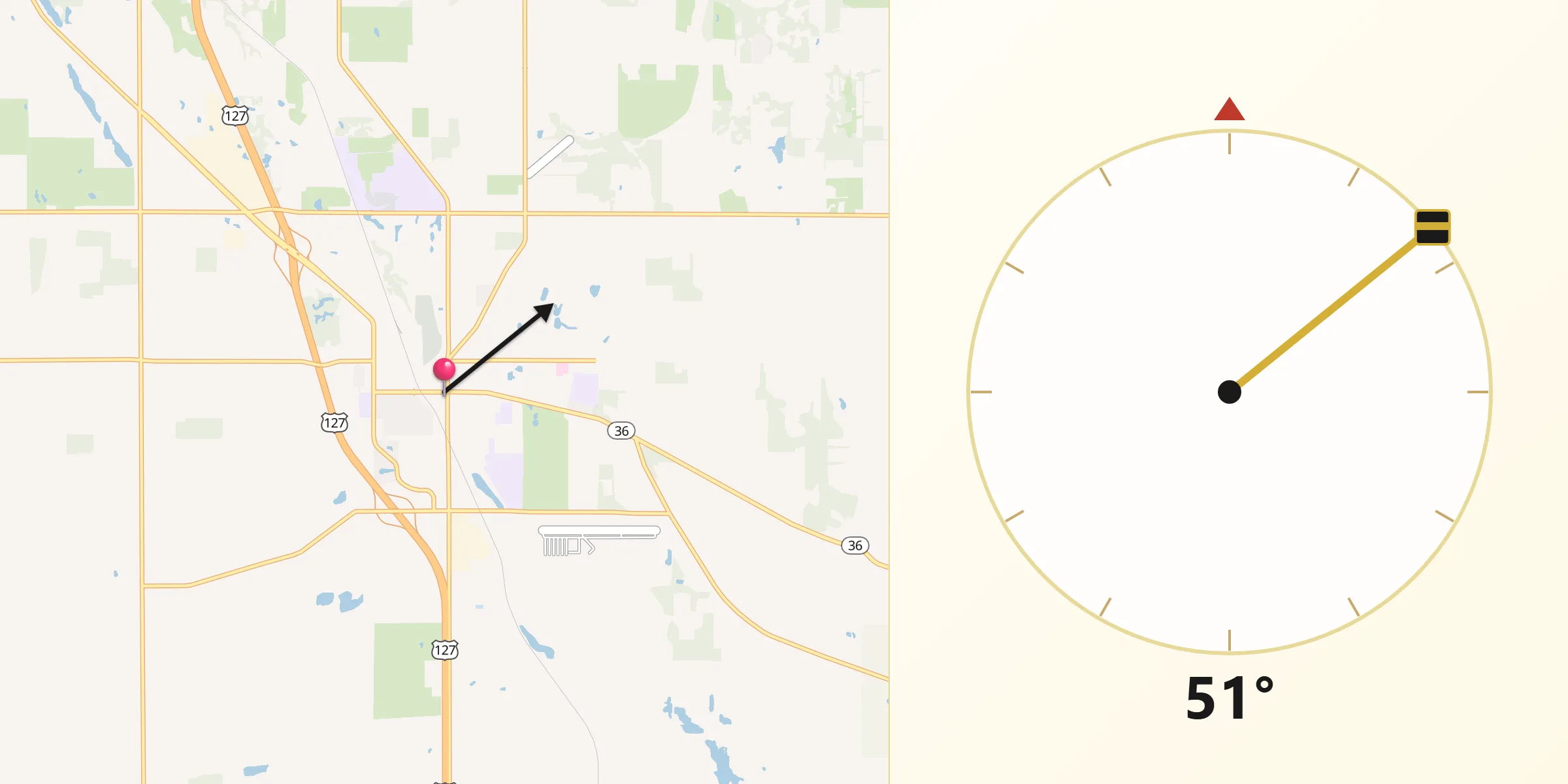 Qibla Direction from Mason
