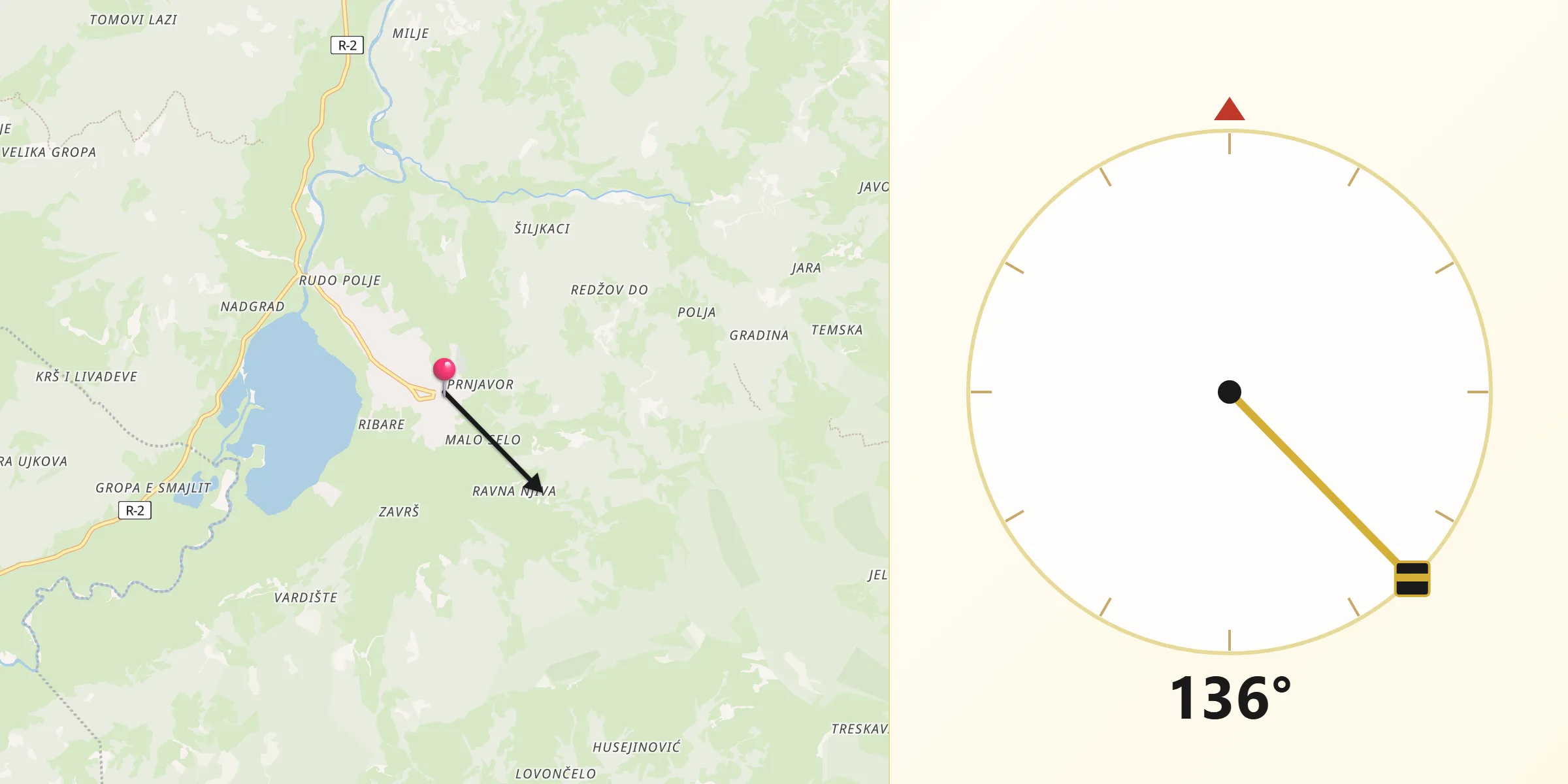 Drejtimi i Qibles nga Komuna e Plavës