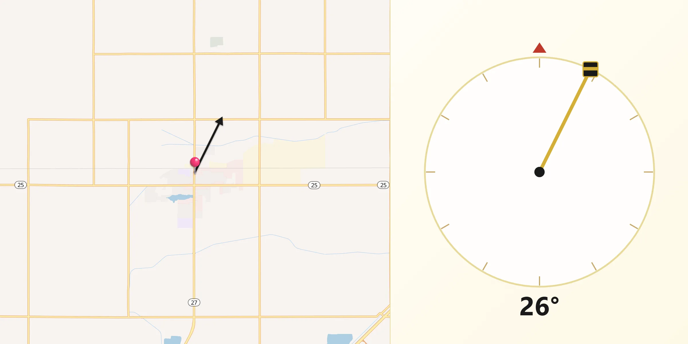 Qibla Direction from Paul