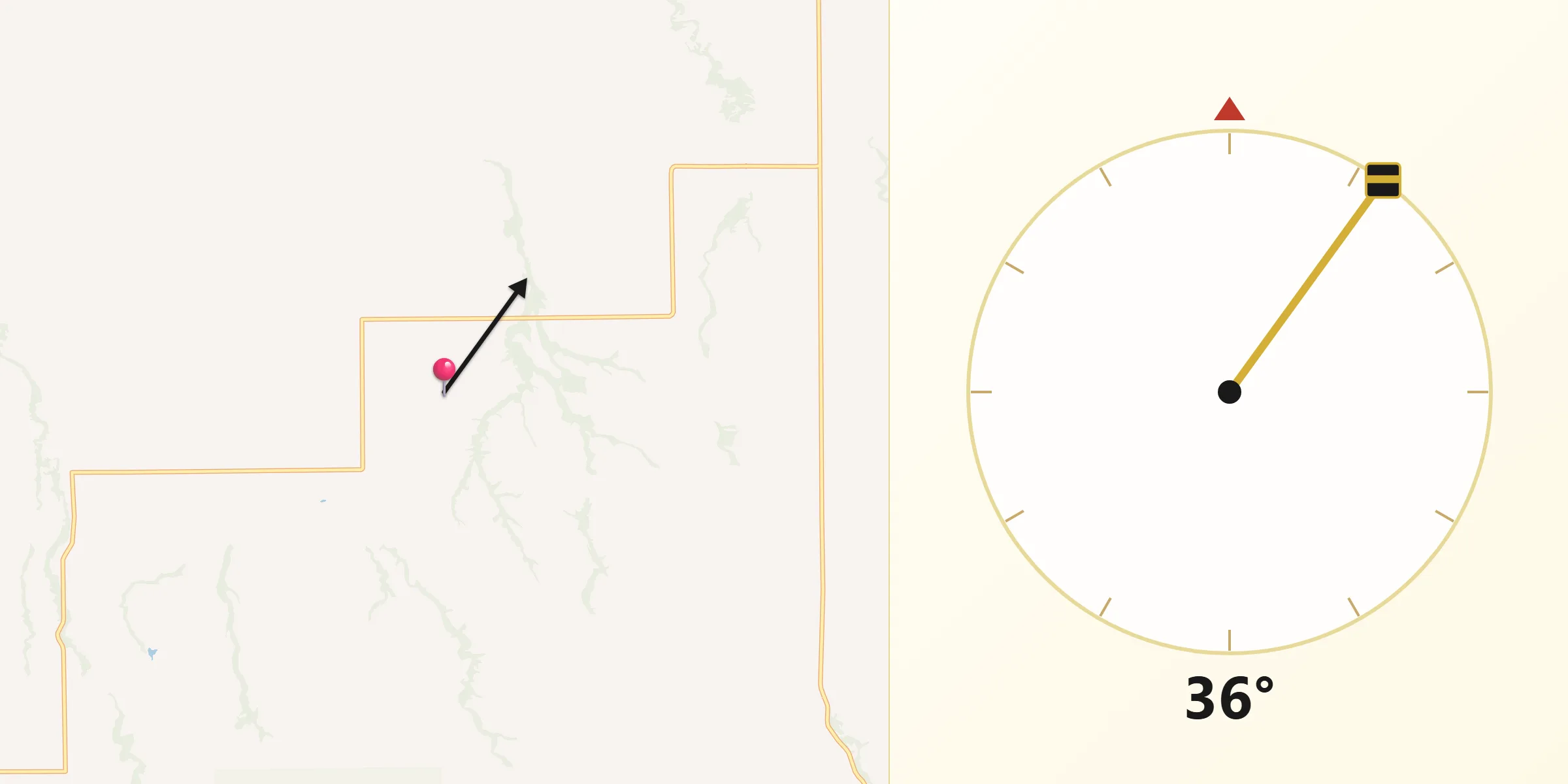 Qibla Direction from Dawes