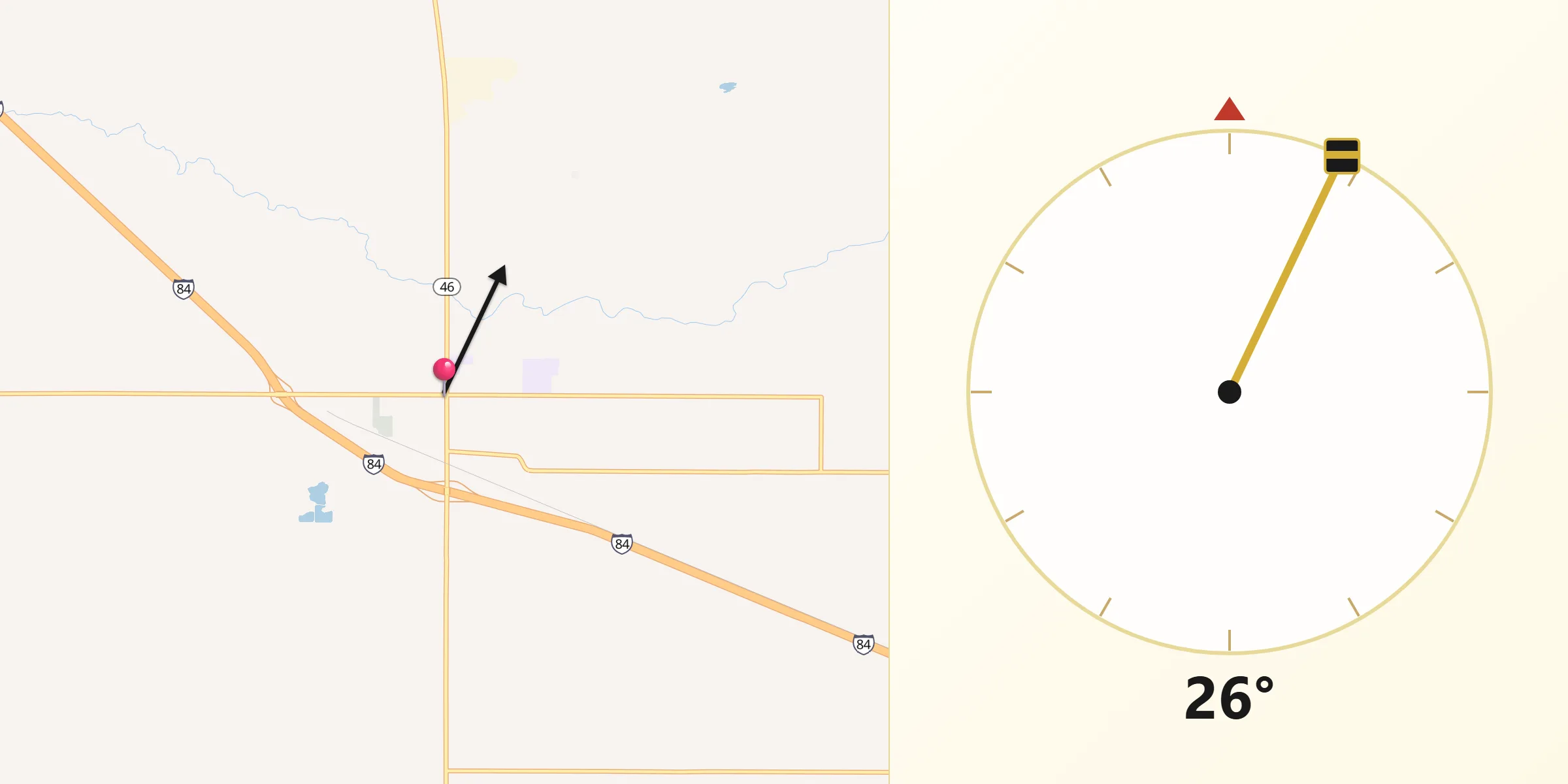 Qibla Direction from Wendell