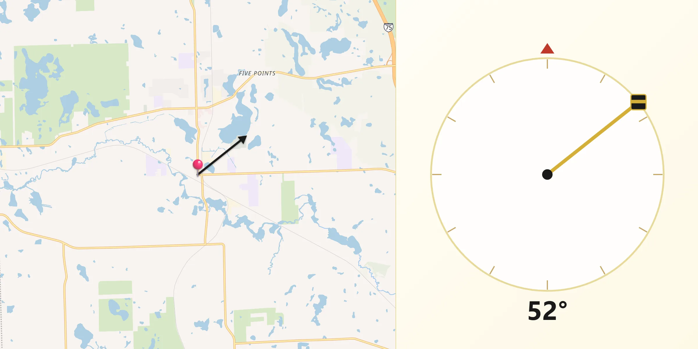 Qibla Direction from Holly