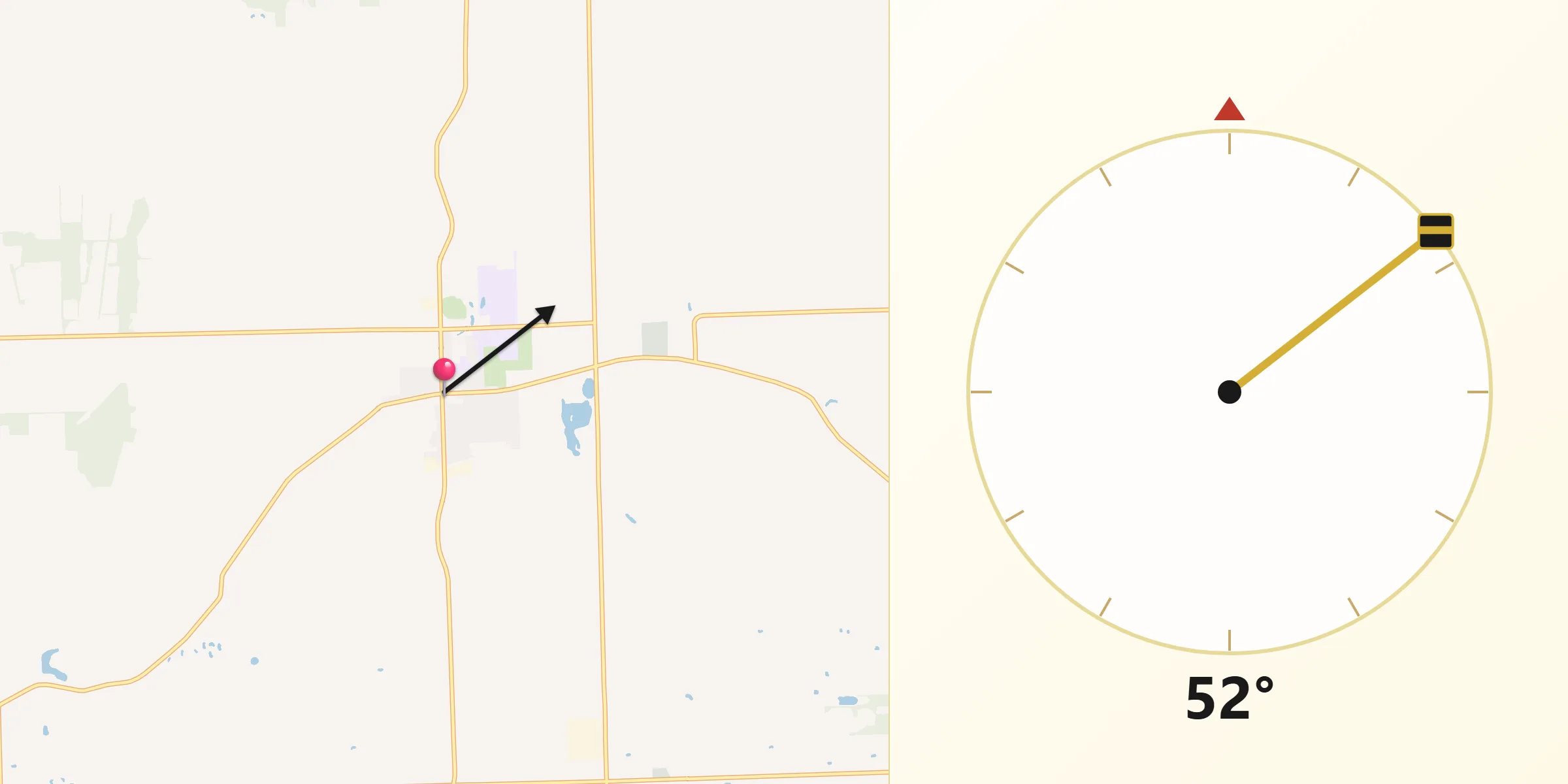 Qibla Direction from Armada
