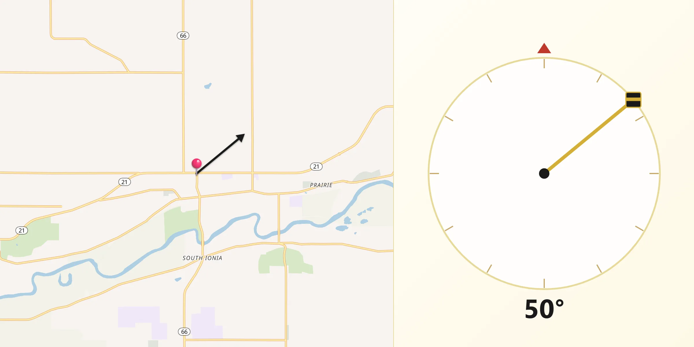 Qibla Direction from Ionia