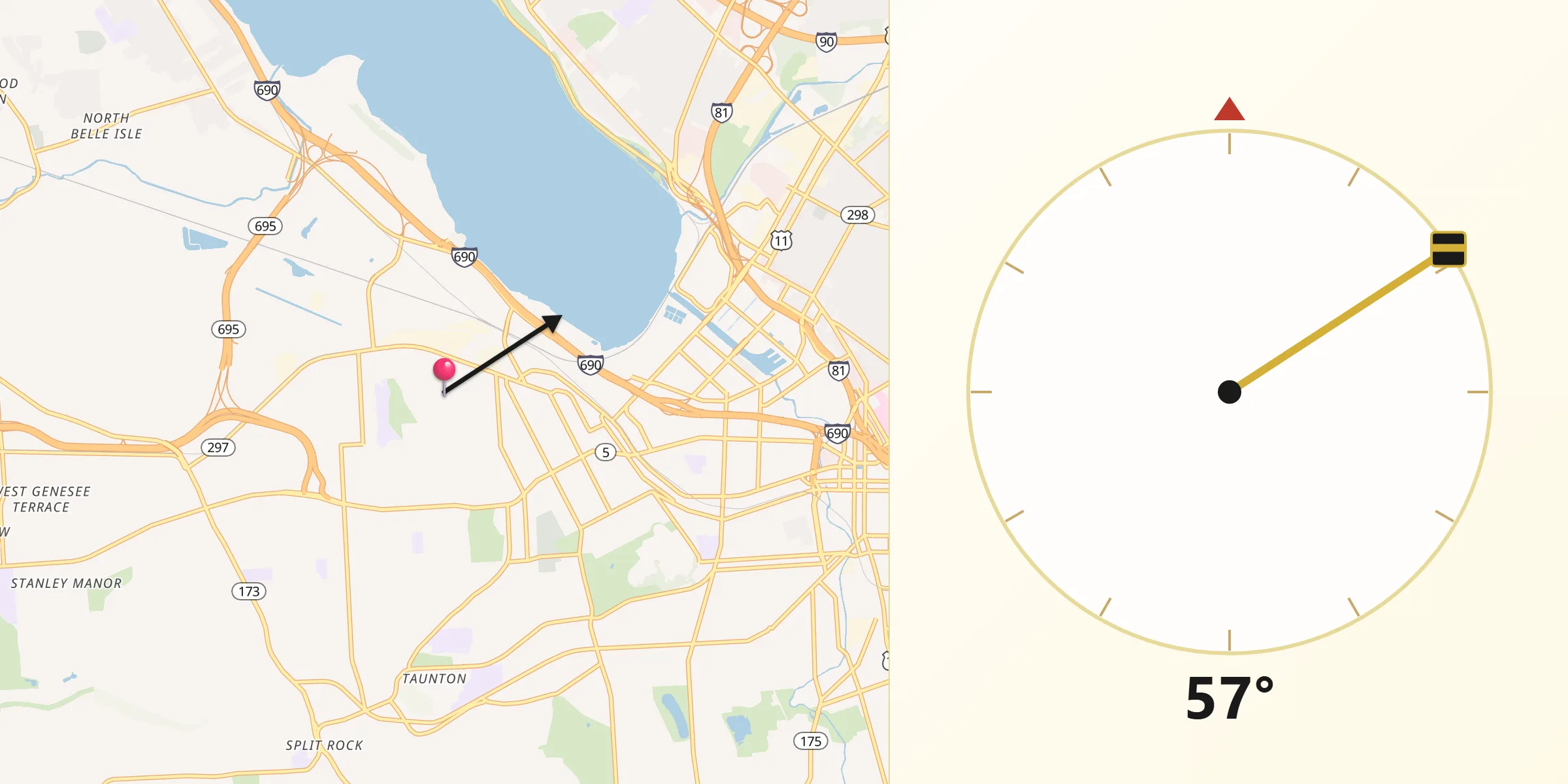 Qibla Direction from Solvay