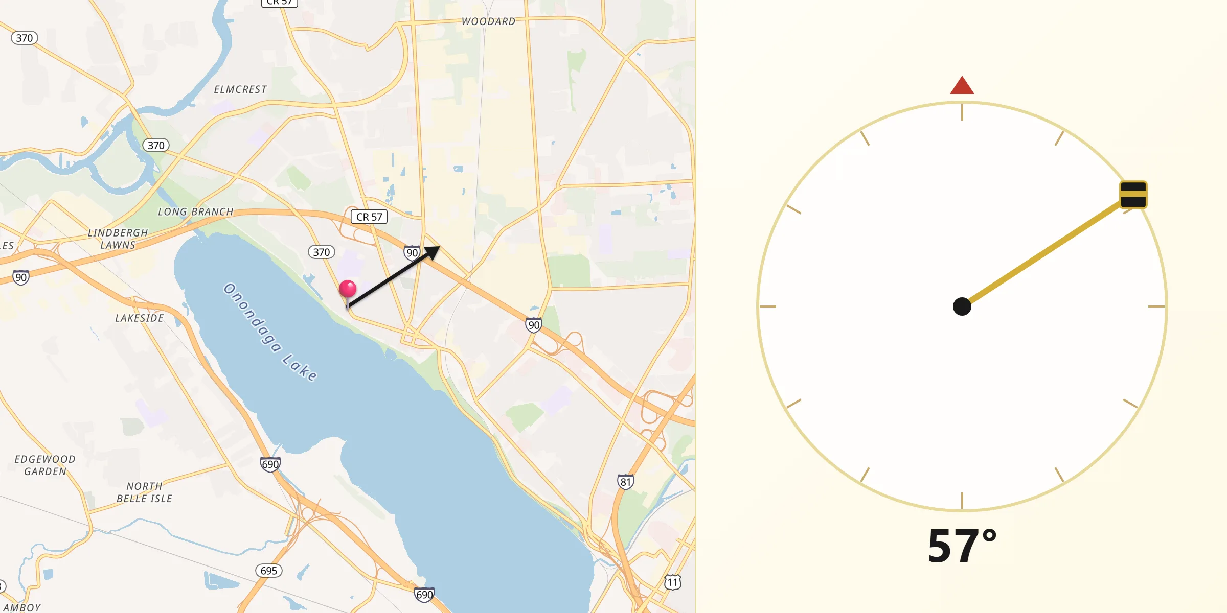 Qibla Direction from Liverpool