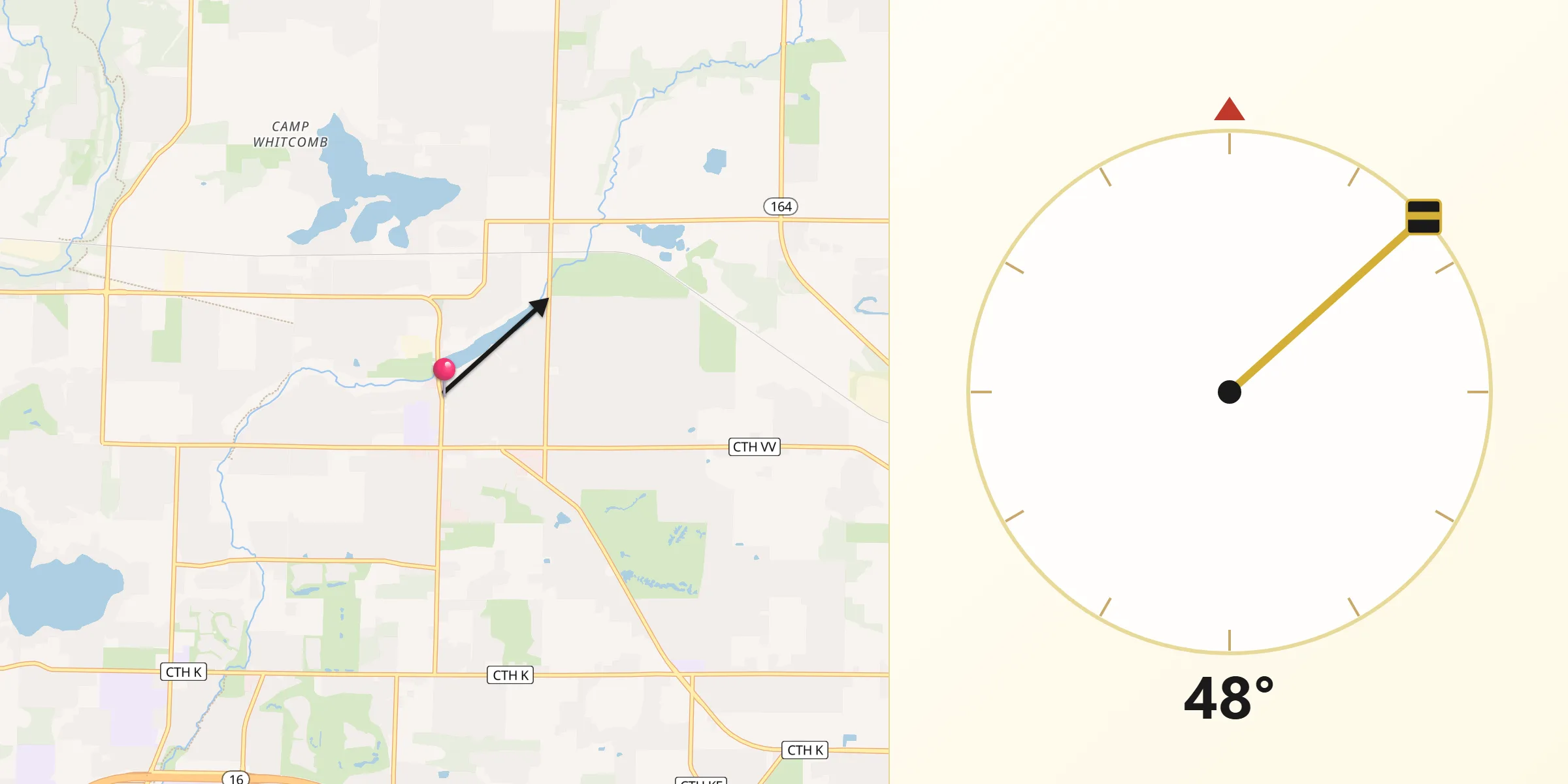 Qibla Direction from Merton