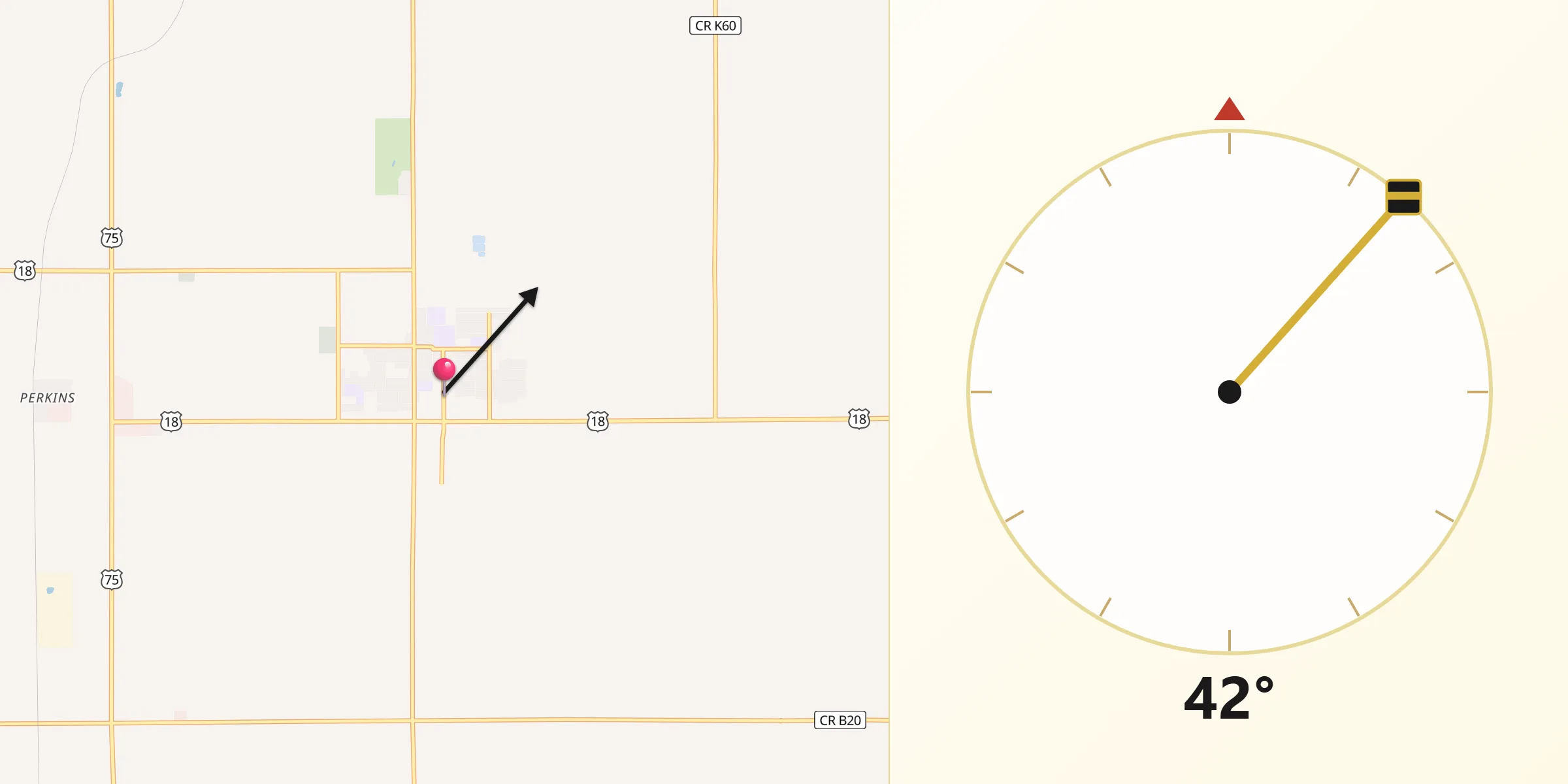 Qibla Direction from Hull