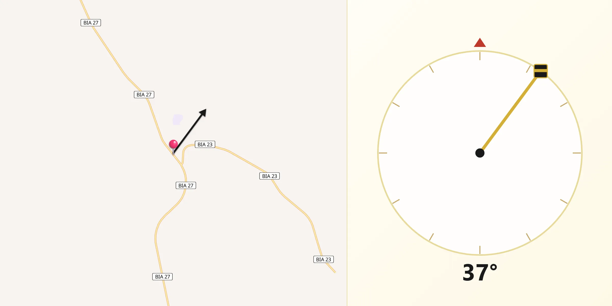 Qibla Direction from Porcupine