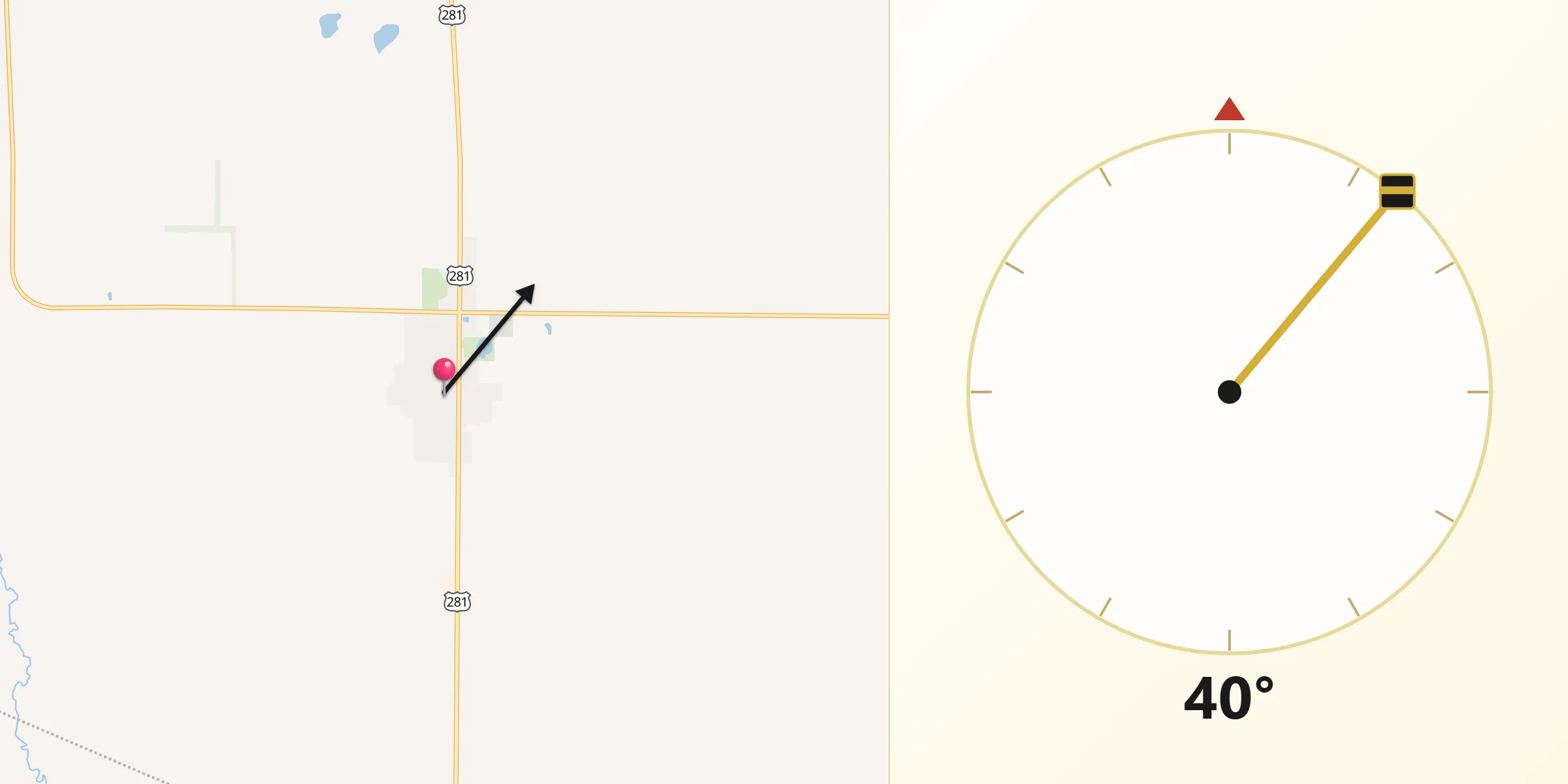 Qibla Direction from Armour