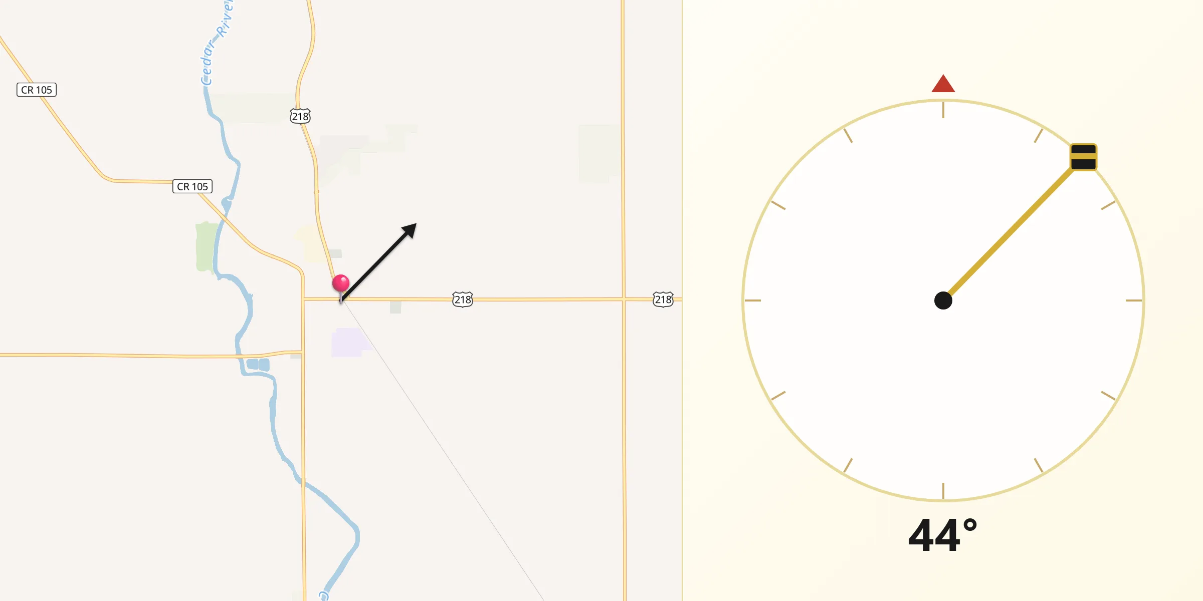 Qibla Direction from Saint Ansgar