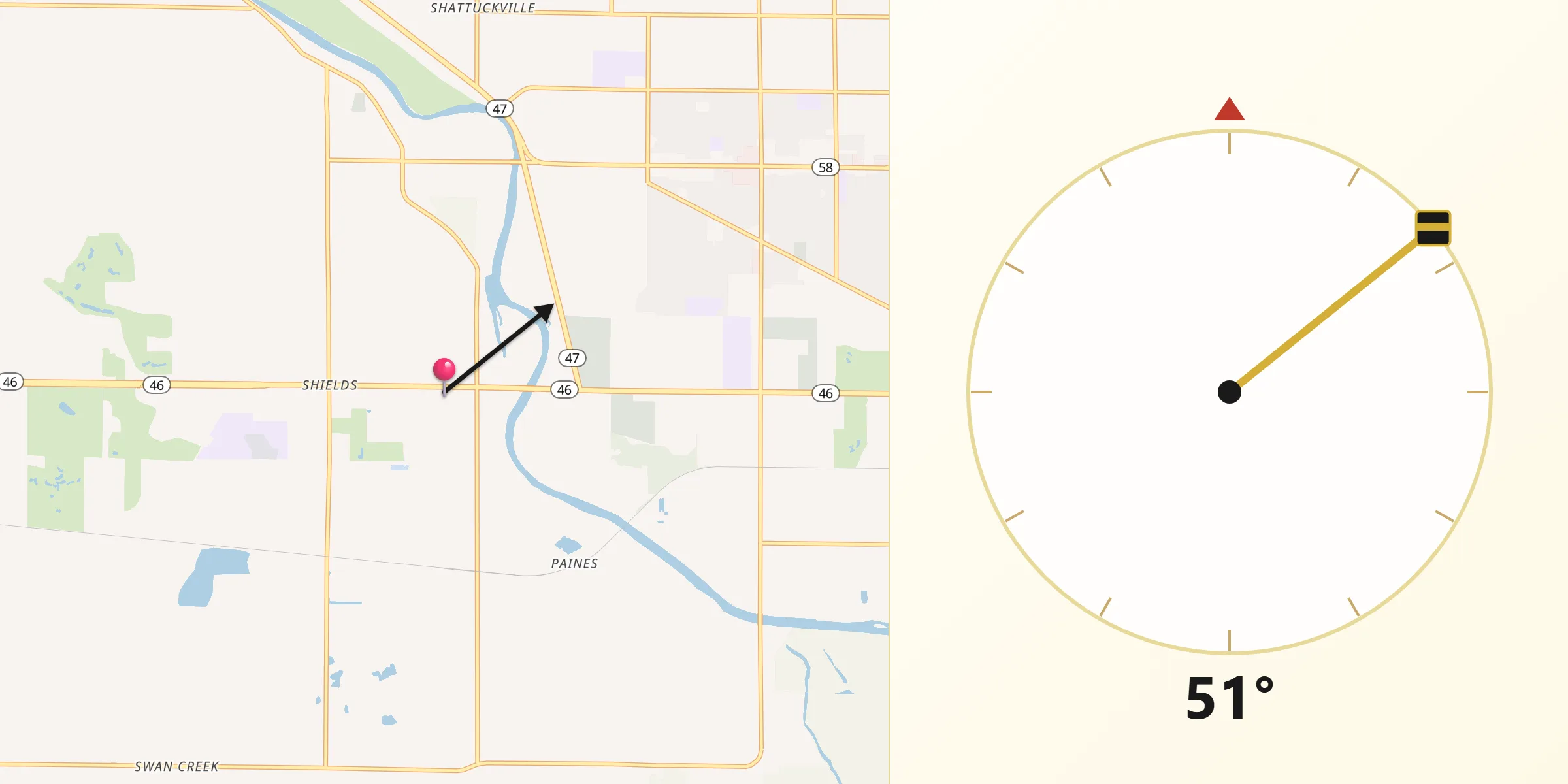 Qibla Direction from Shields