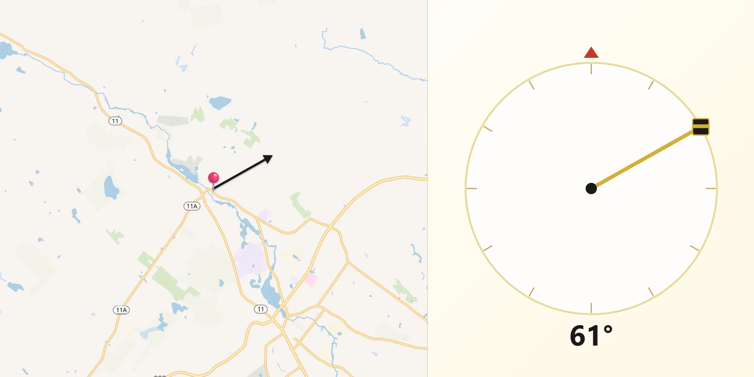 Qibla Direction from Springvale