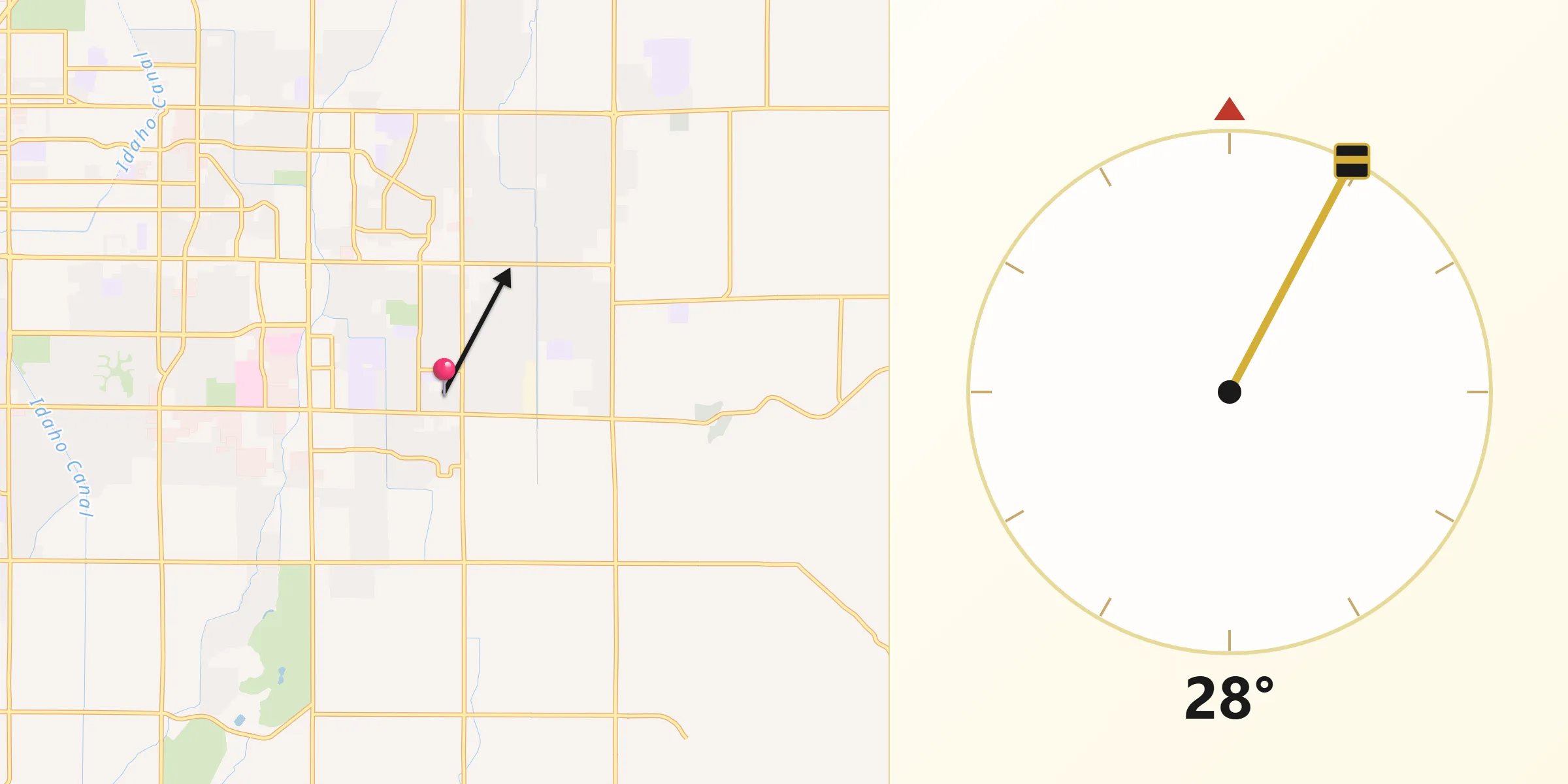 Qibla Direction from Ammon