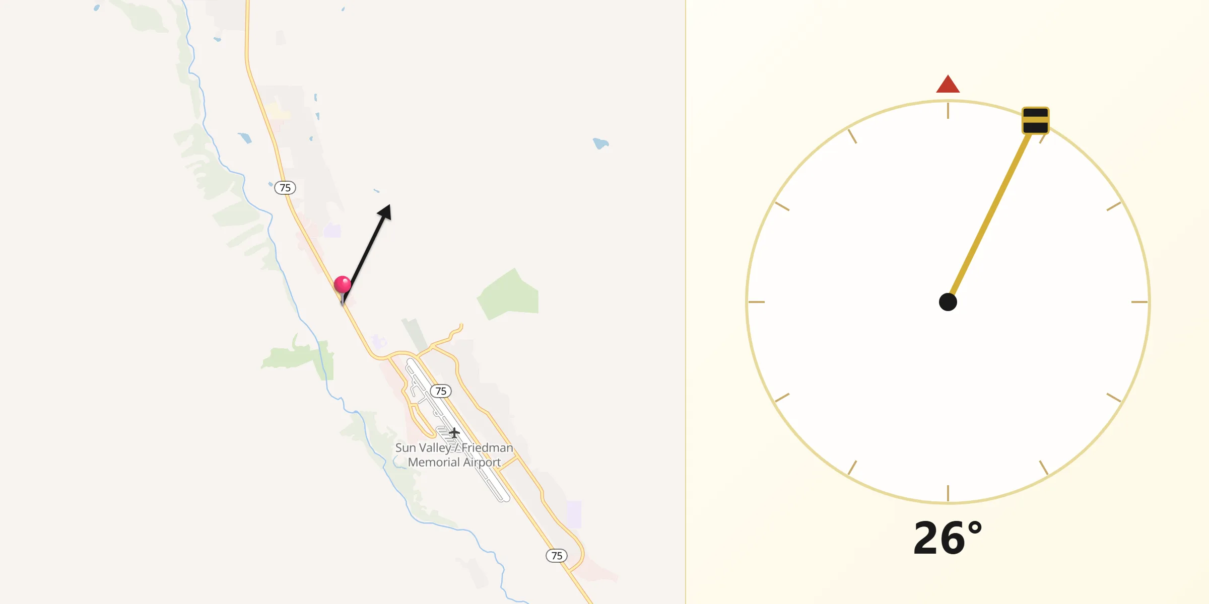 Qibla Direction from Hailey
