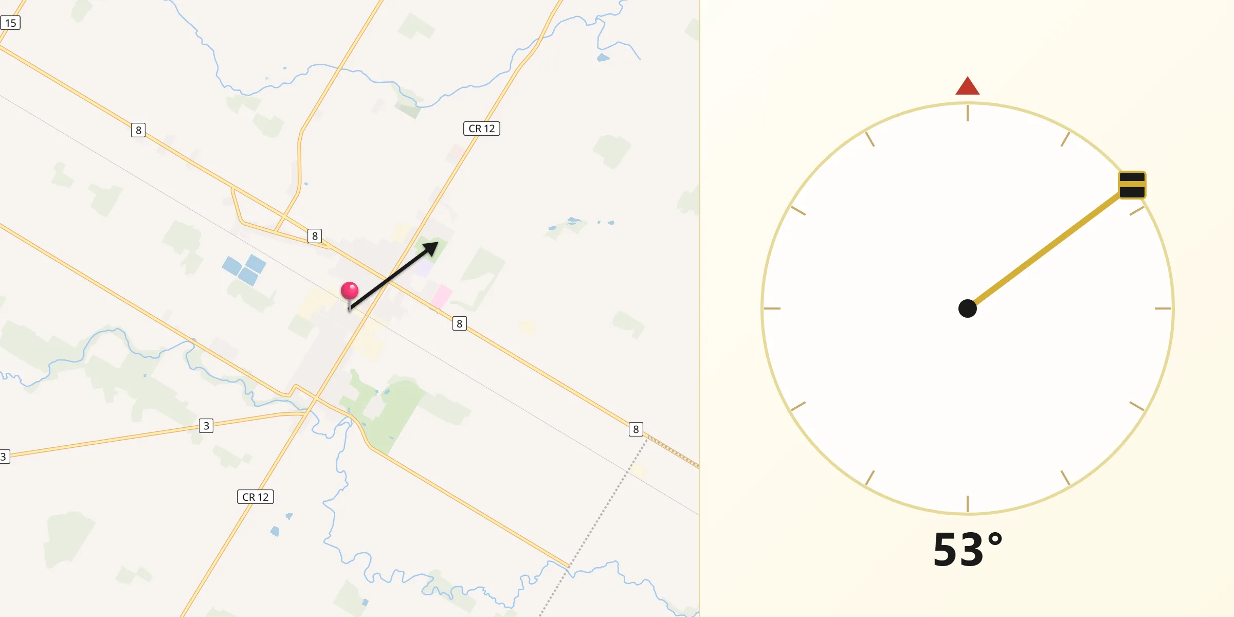 Qibla Direction from Seaforth