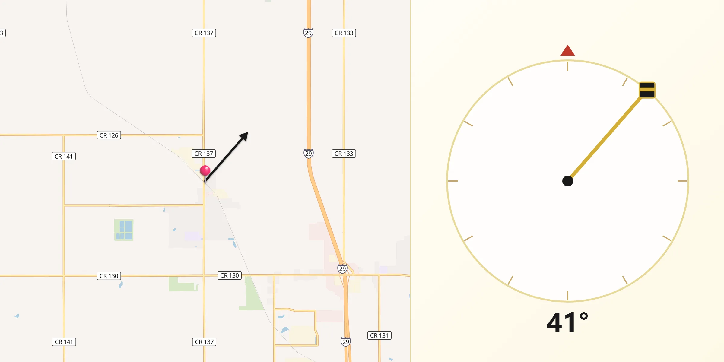 Qibla Direction from Crooks