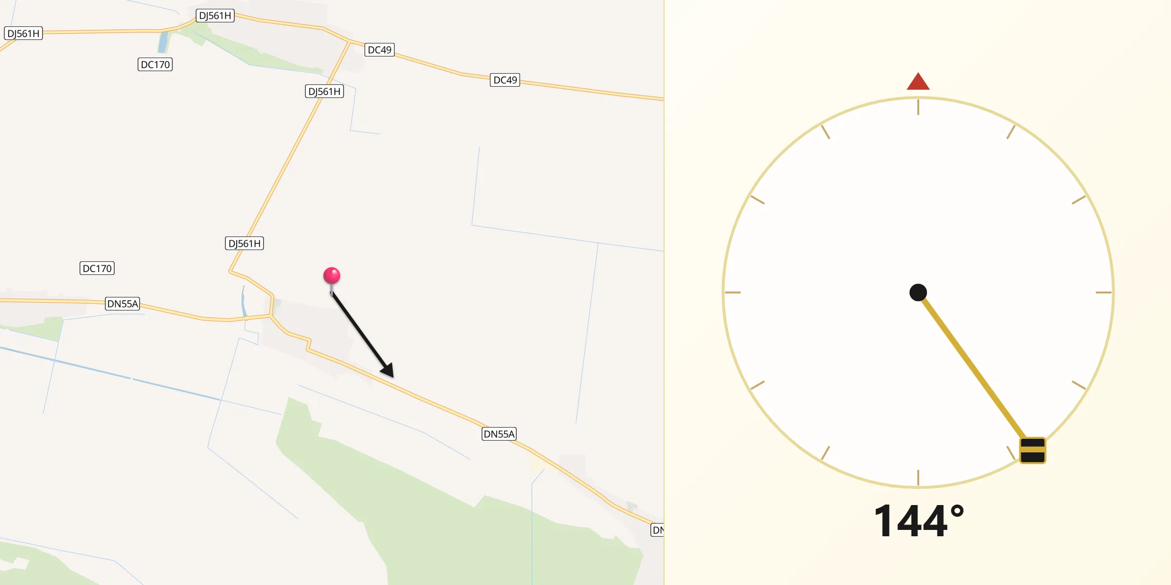 Direcția Qibla din Măceşu de Jos