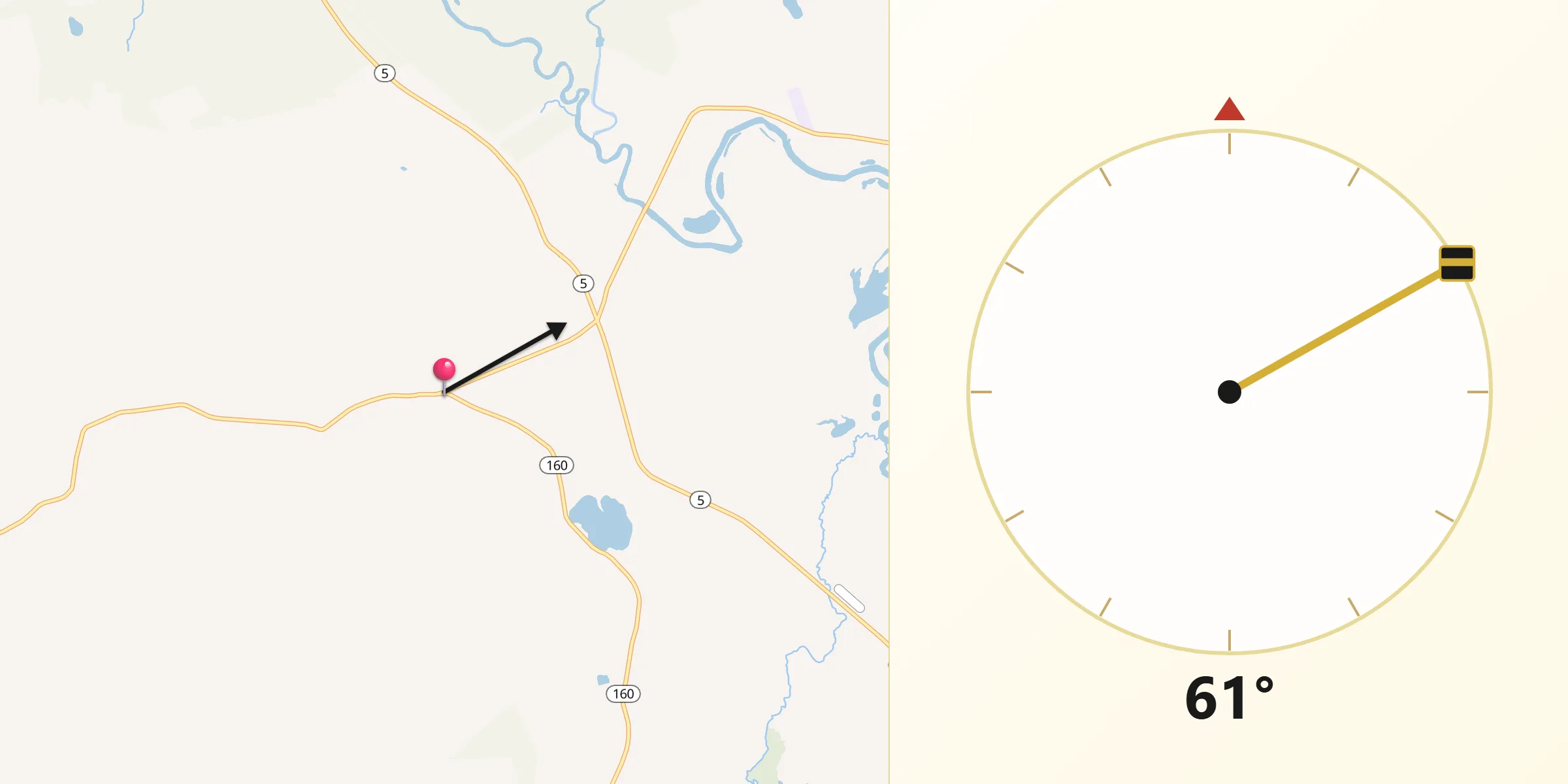 Qibla Direction from Brownfield