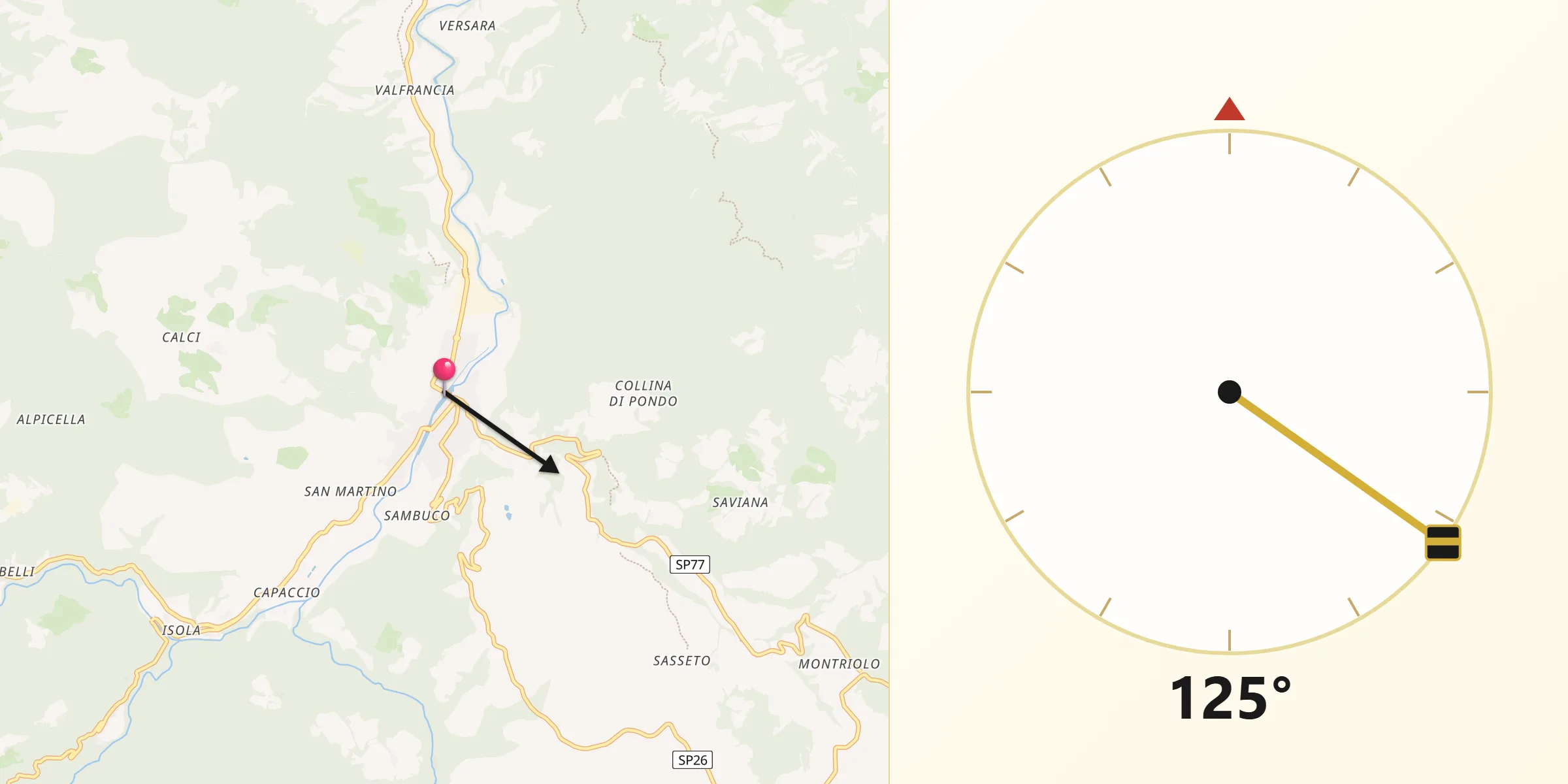 Direzione della Qibla da Santa Sofia