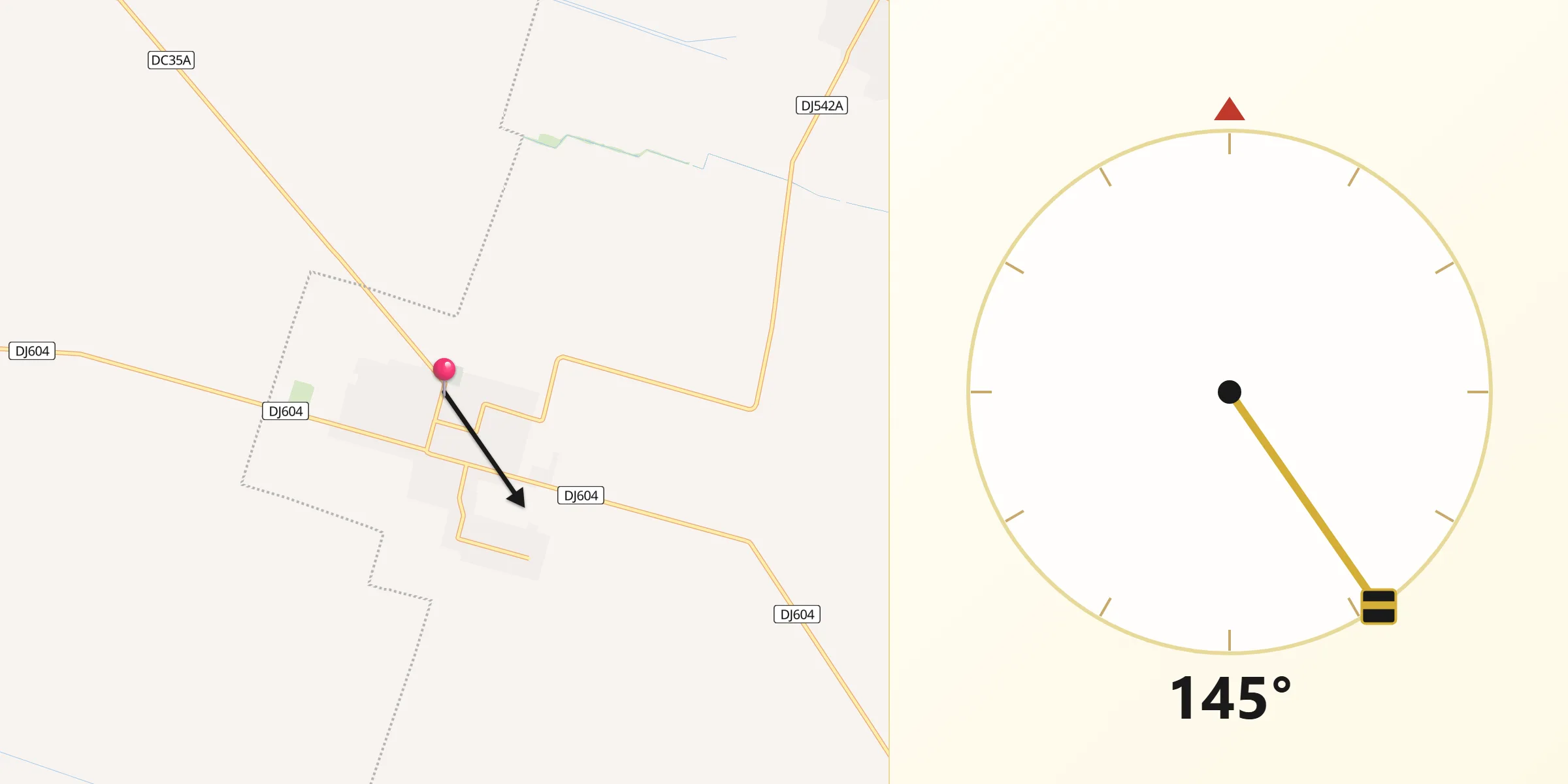 Direcția Qibla din Bucinişu
