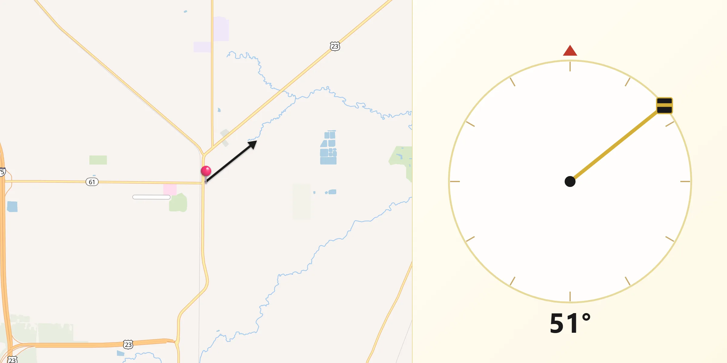 Qibla Direction from Standish