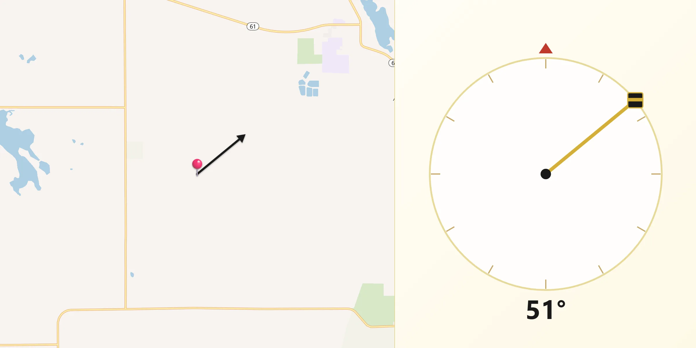 Qibla Direction from Clare County