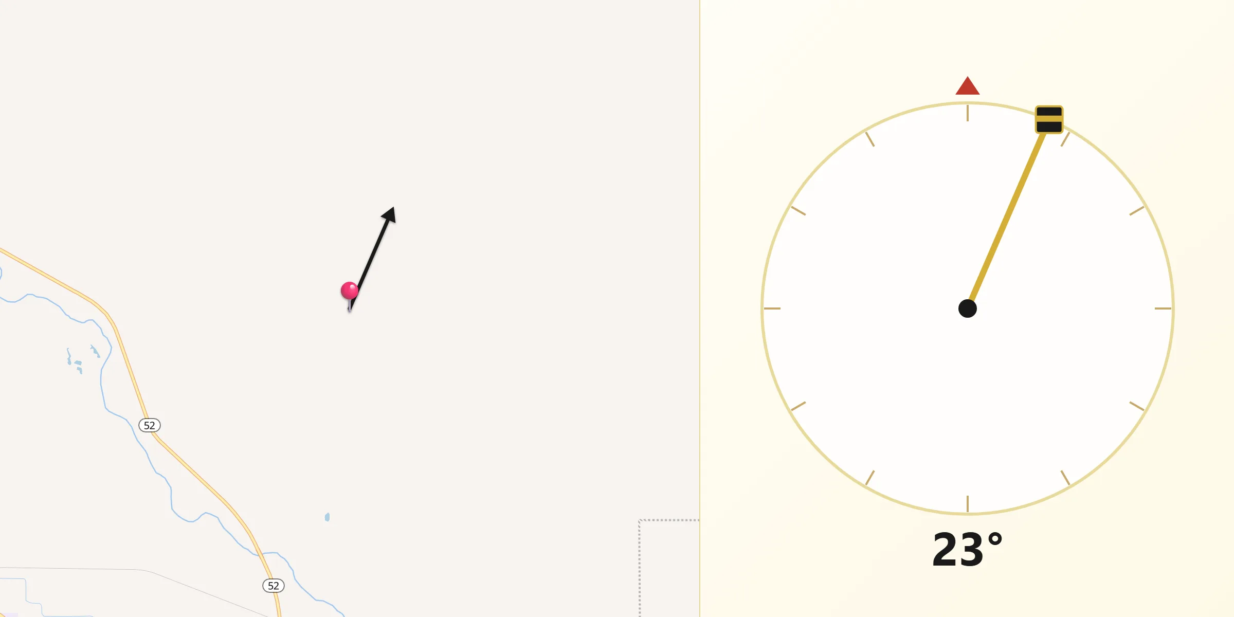 Qibla Direction from Payette County