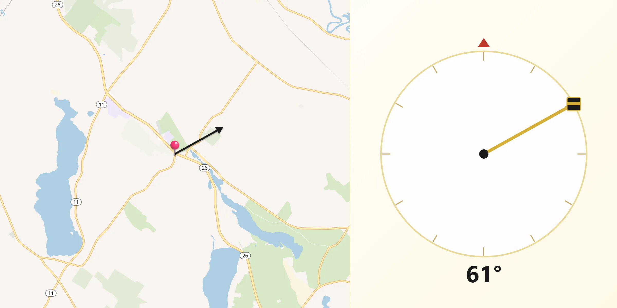 Qibla Direction from Poland