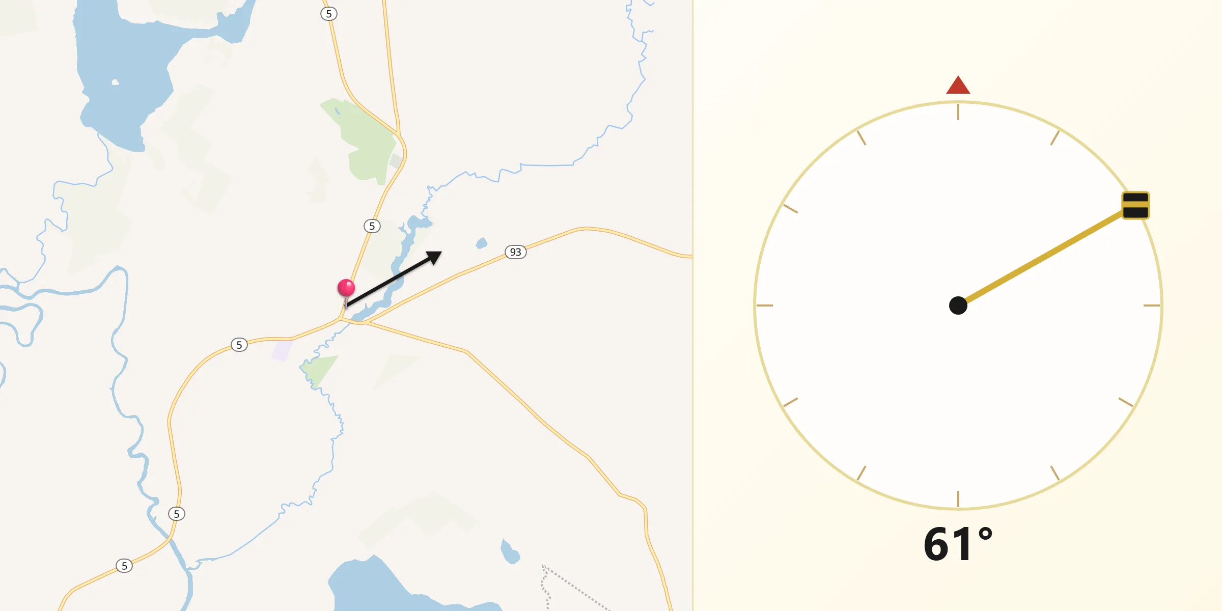 Qibla Direction from Lovell