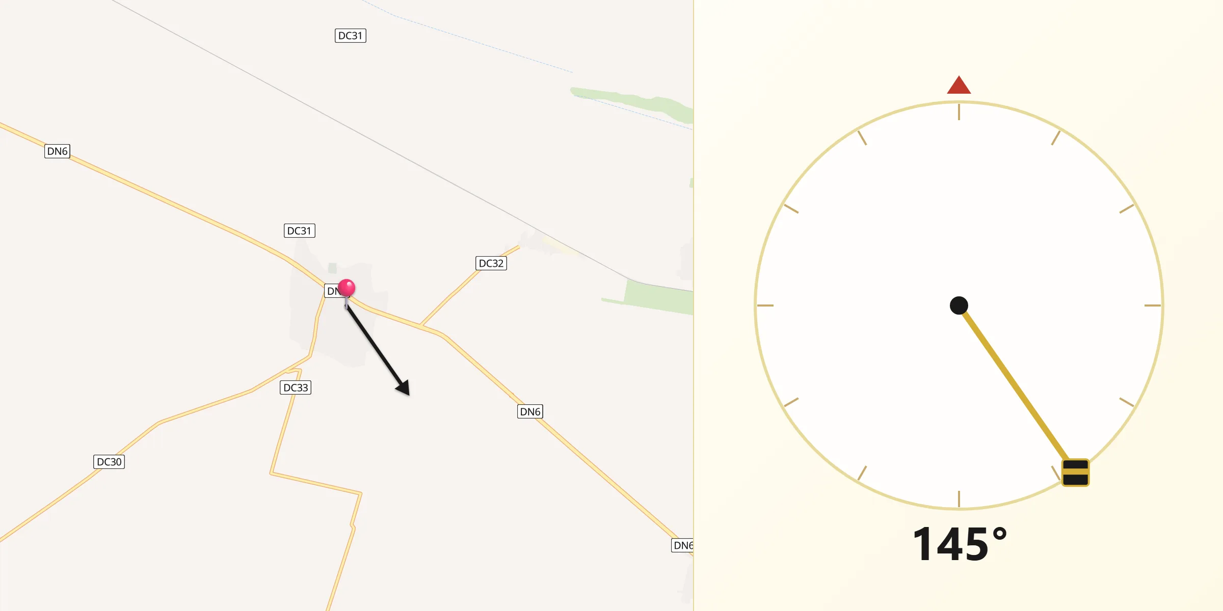 Direcția Qibla din Zănoaga