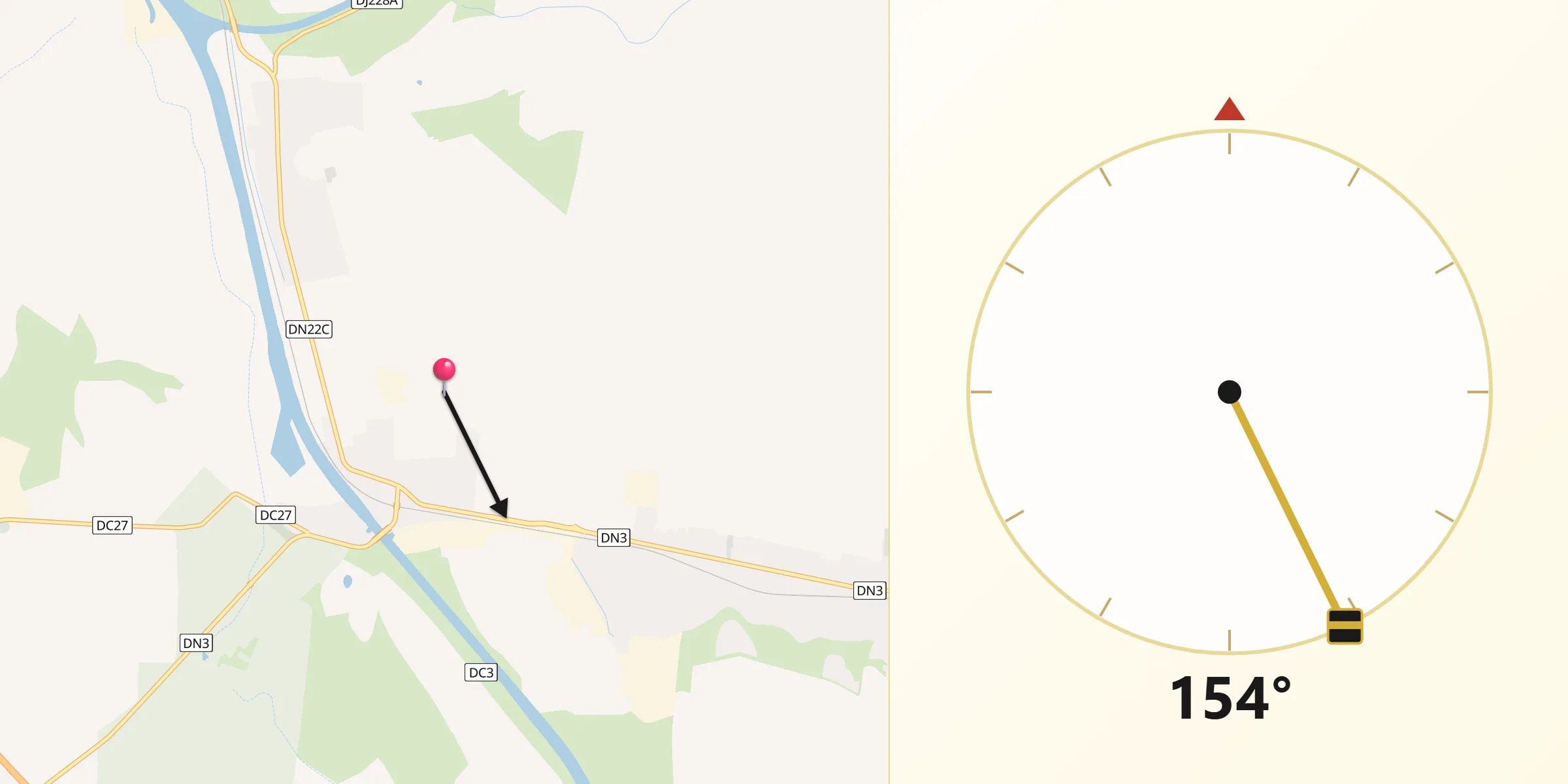 Direcția Qibla din Murfatlar