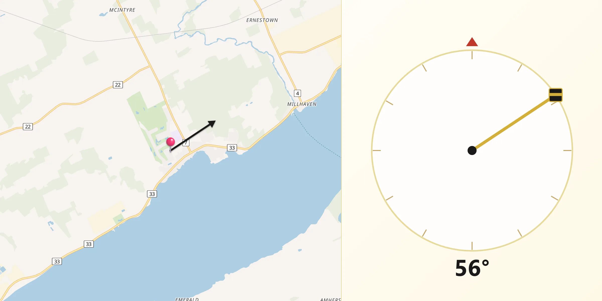 Qibla Direction from Bath